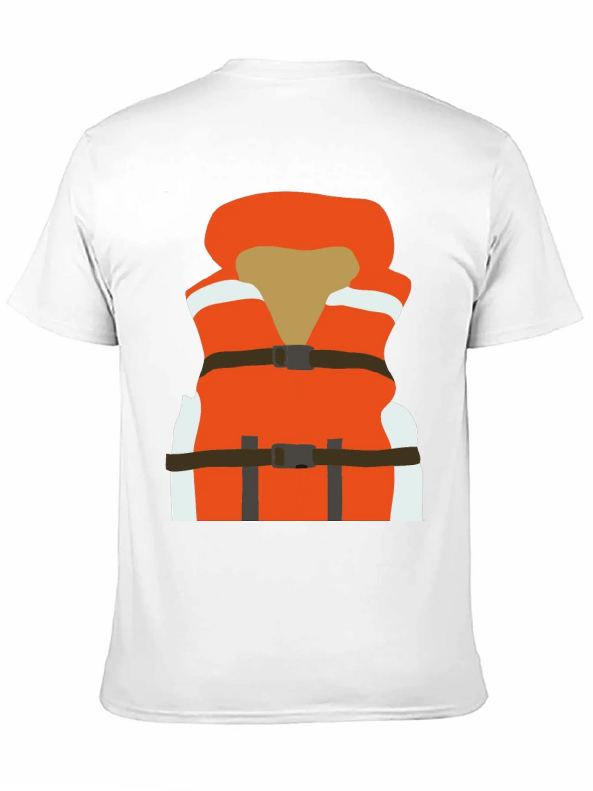 Life Vest Graphic Tee - Black Cotton T-Shirt product image 7