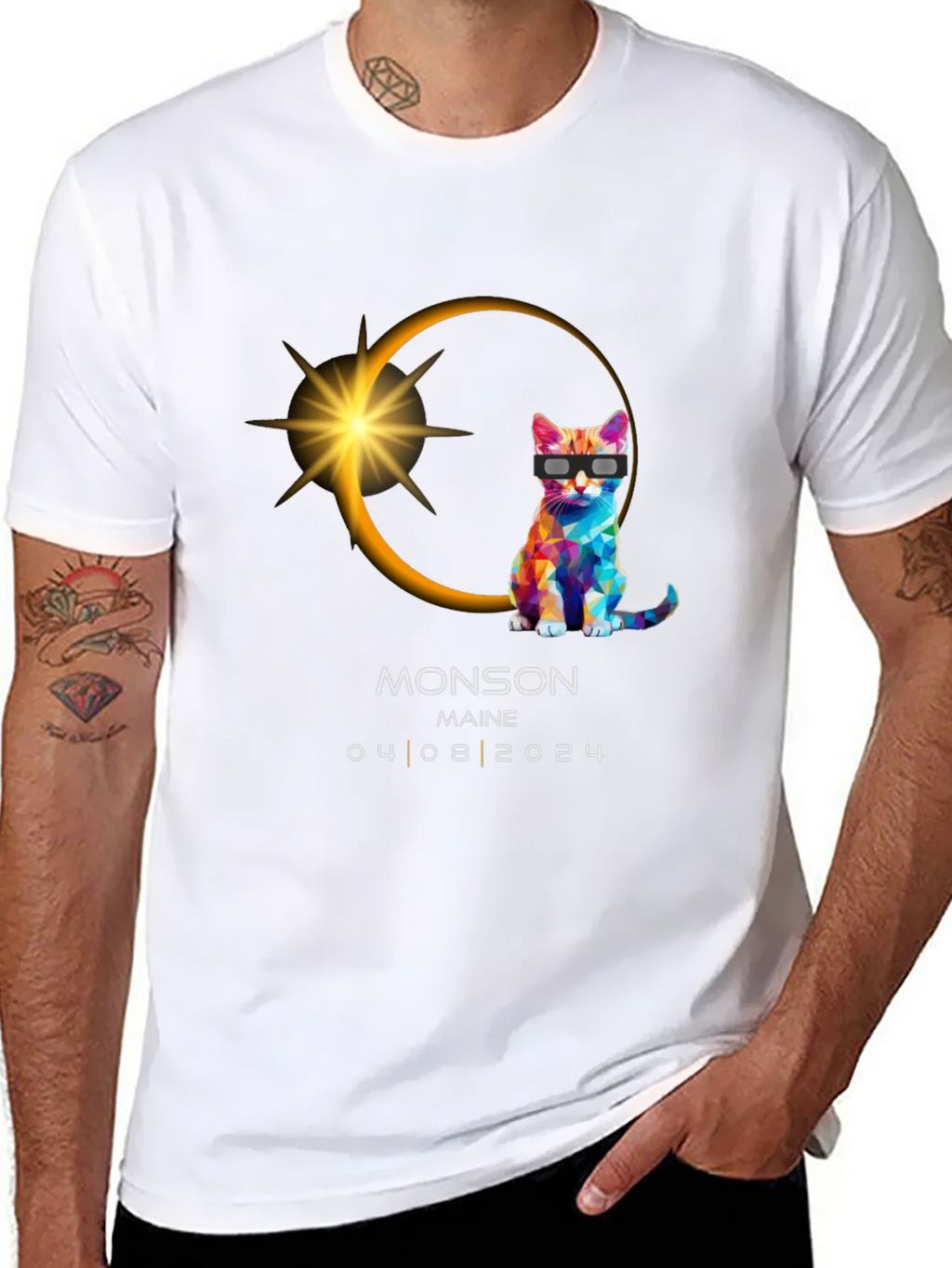 Monson Maine Eclipse Cat T-Shirt 04/08/2024 product image 7