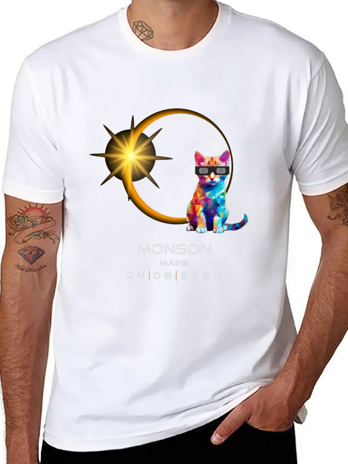 Monson Maine Eclipse Cat T-Shirt 04/08/2024 product image 7