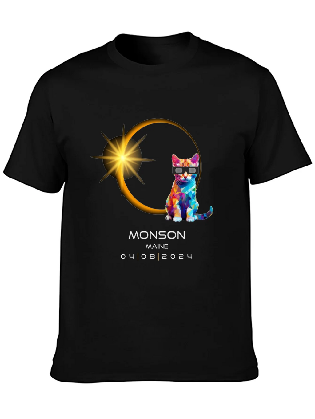 Monson Maine Eclipse Cat T-Shirt 04/08/2024 product image 3