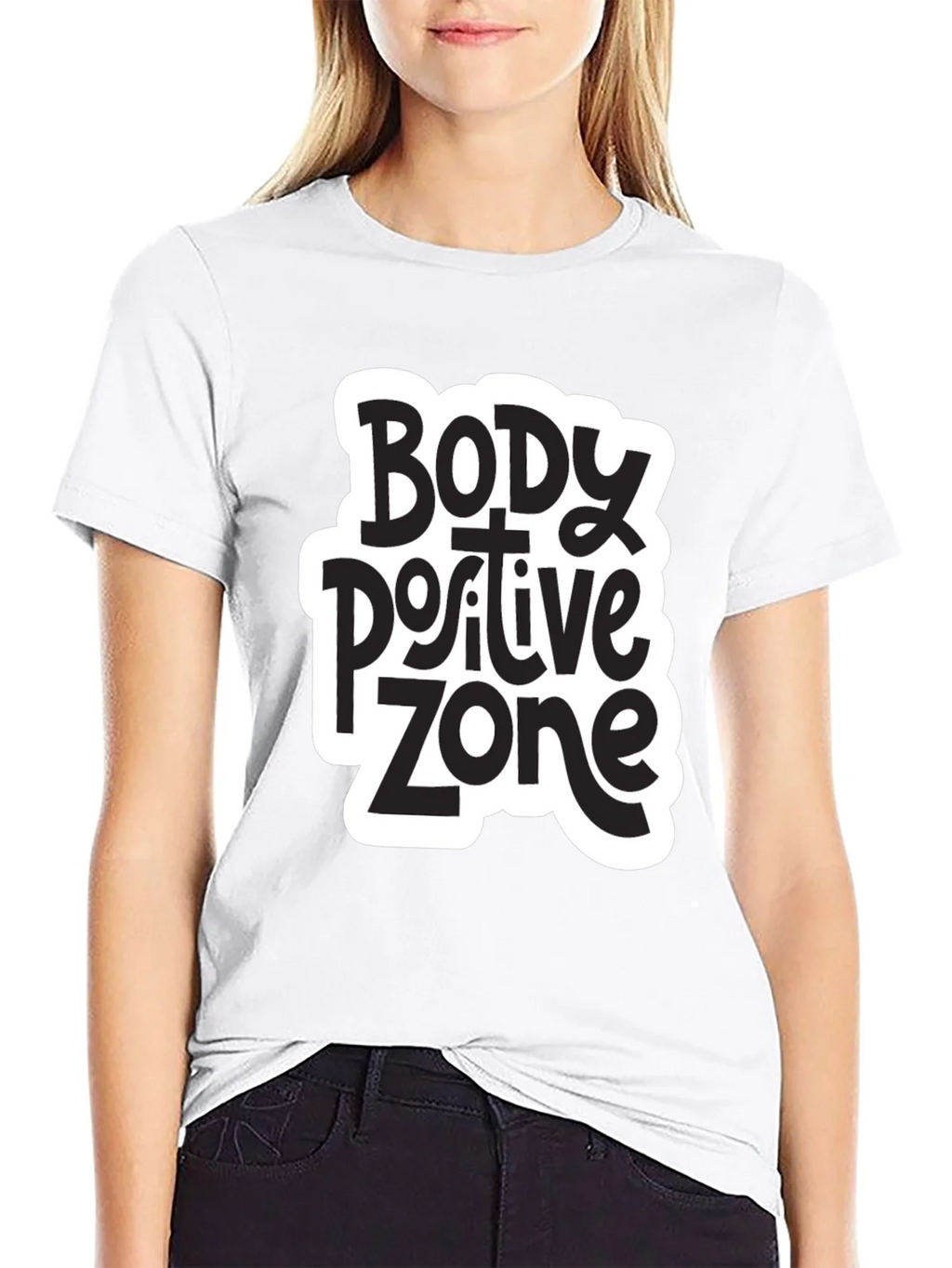 Body Positive Zone T-Shirt - Black product image 8