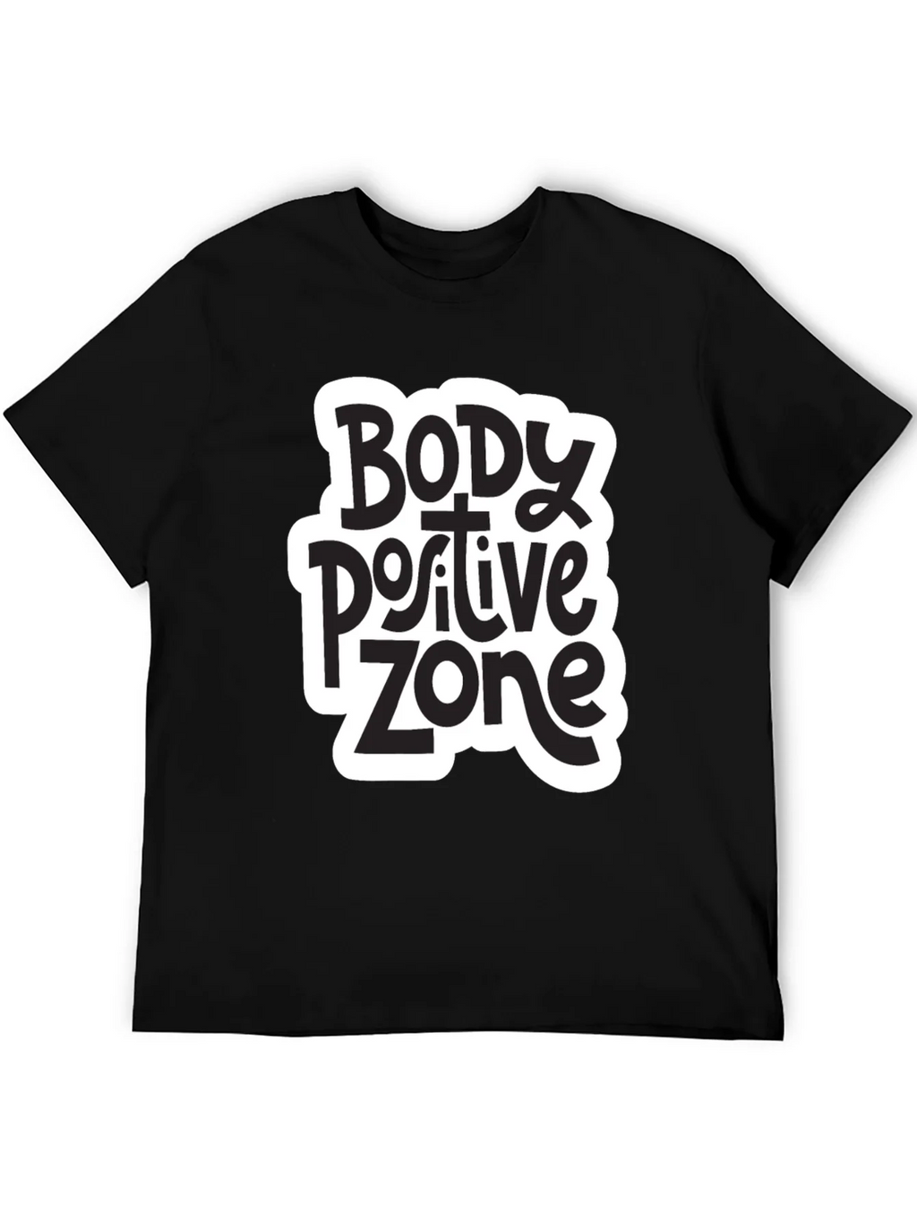 Body Positive Zone T-Shirt - Black product image 5