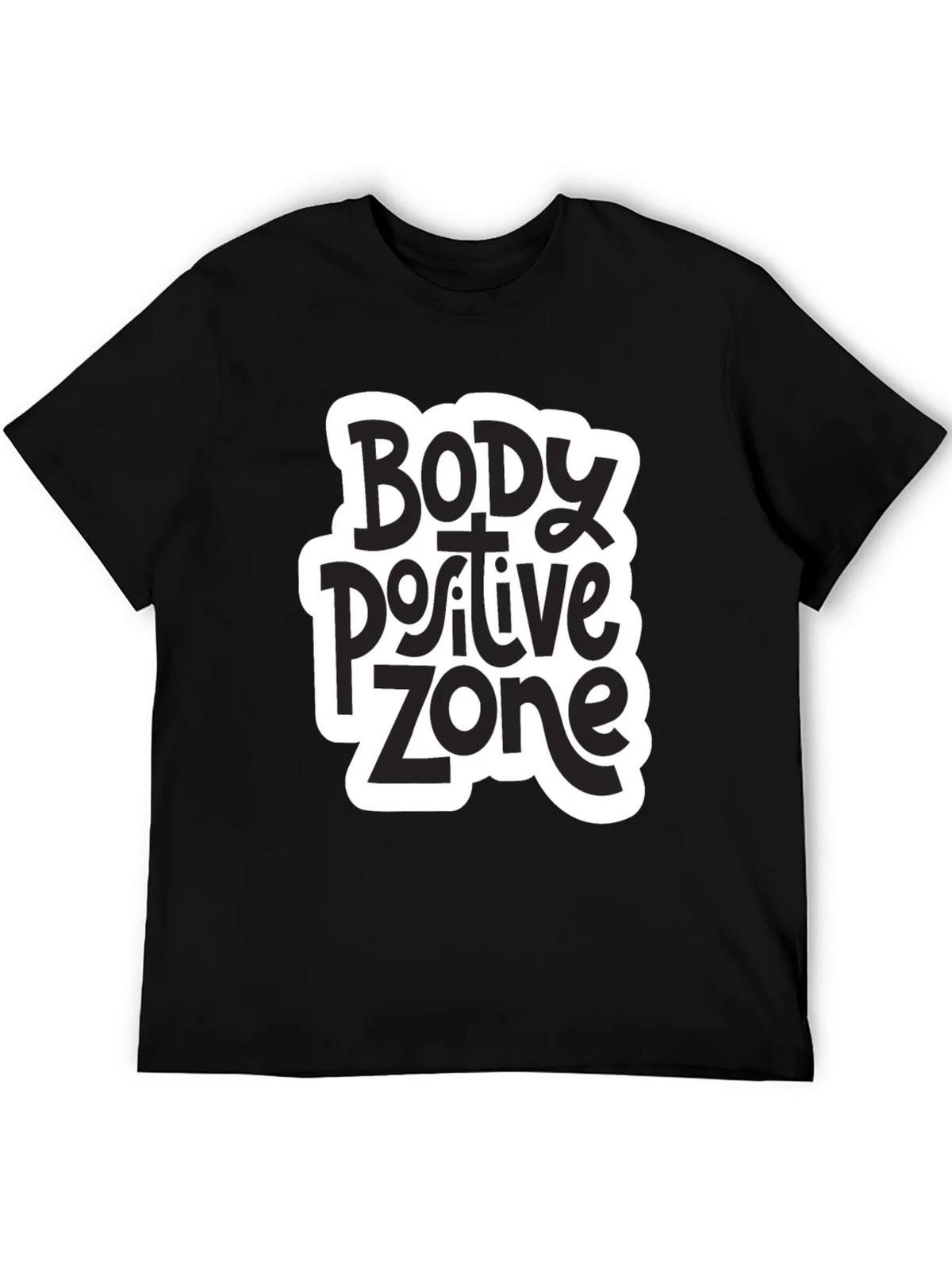 Body Positive Zone T-Shirt - Black product image 5