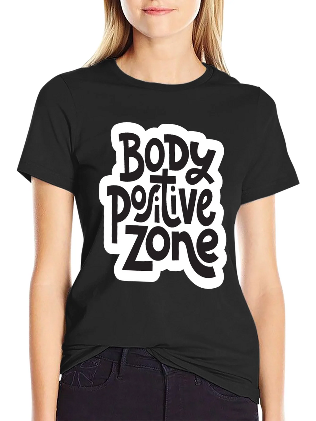 Body Positive Zone T-Shirt - Black product image 2