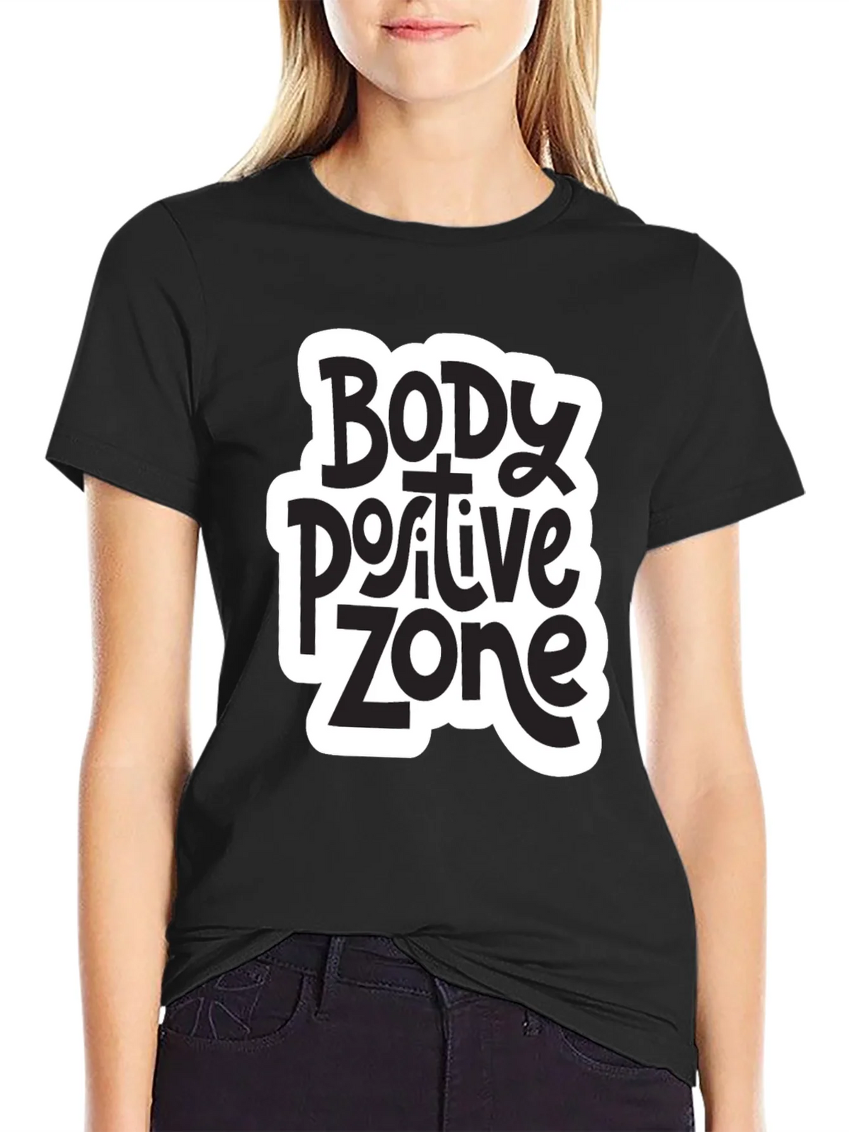Body Positive Zone T-Shirt - Black product image 2