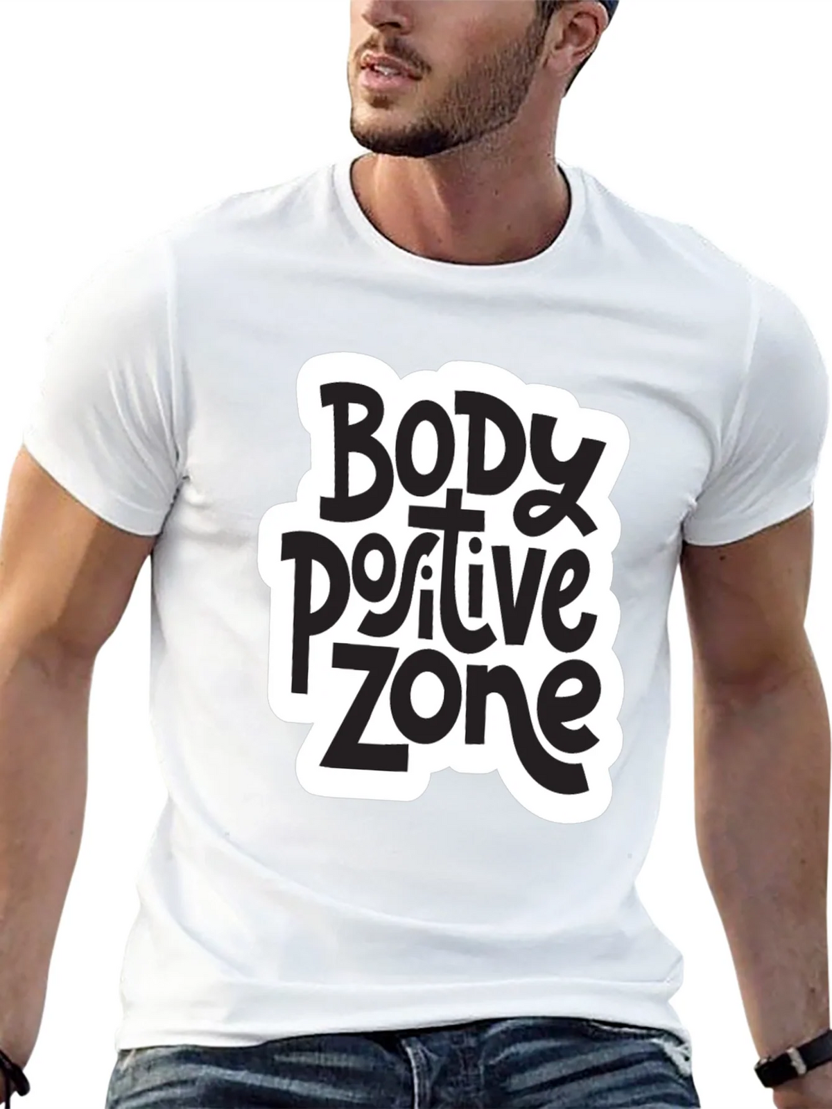 Body Positive Zone T-Shirt - Black product image 12
