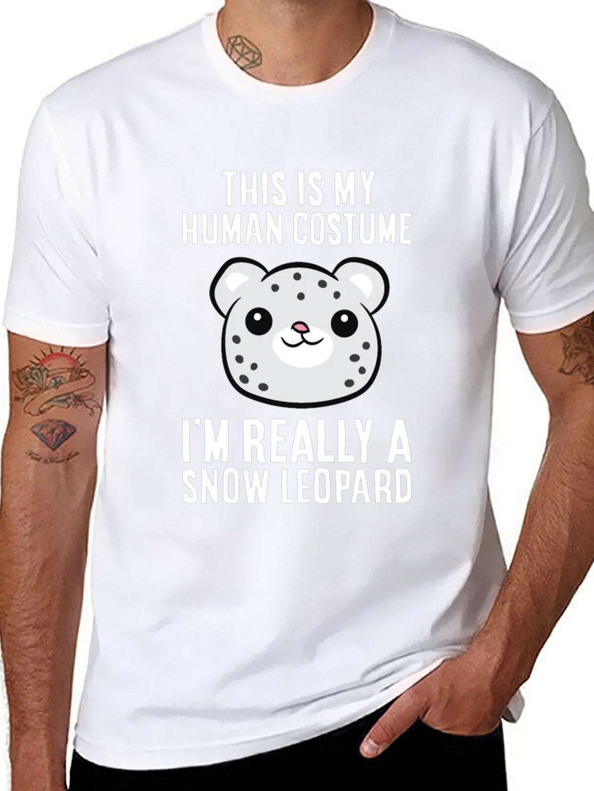 Human Costume Snow Leopard Tee product image 7