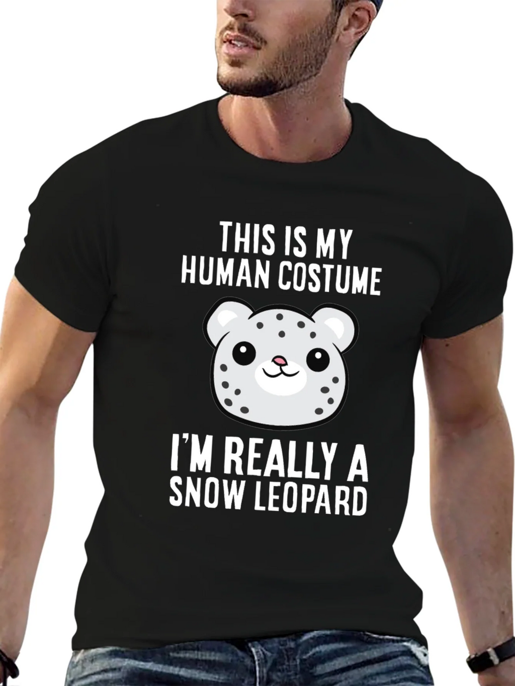 Human Costume Snow Leopard Tee product image 6
