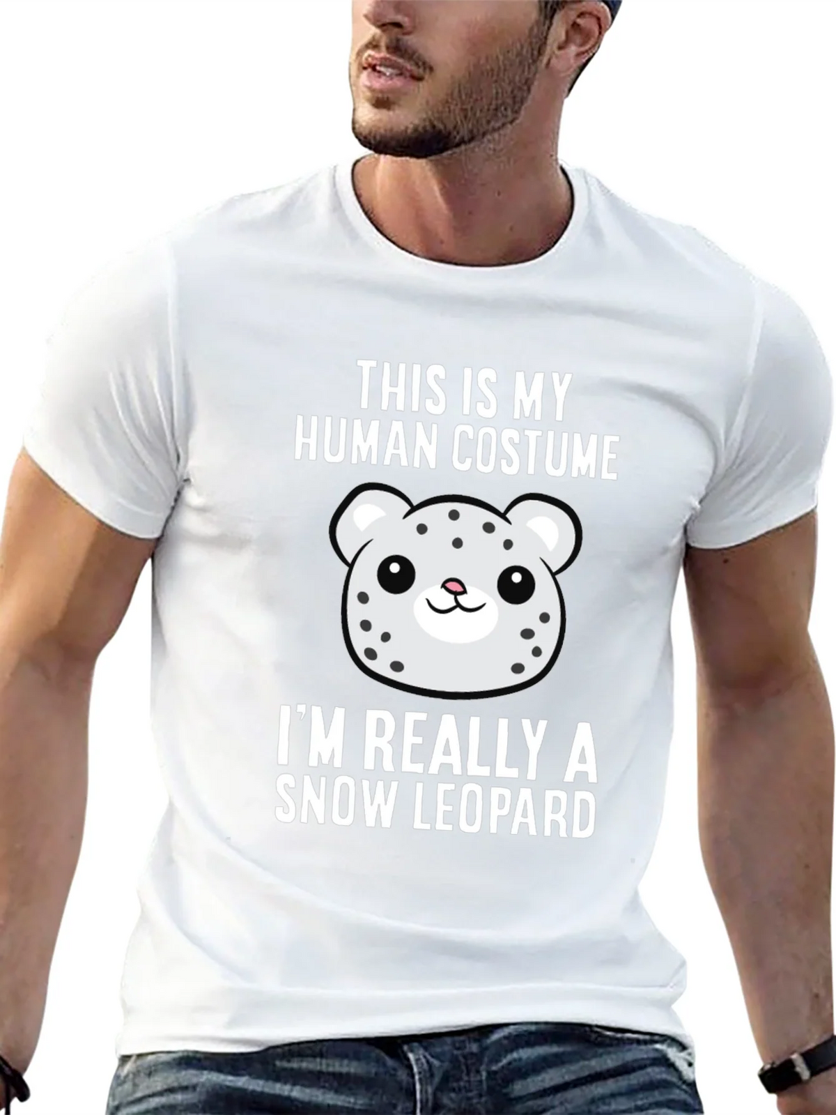 Human Costume Snow Leopard Tee product image 12