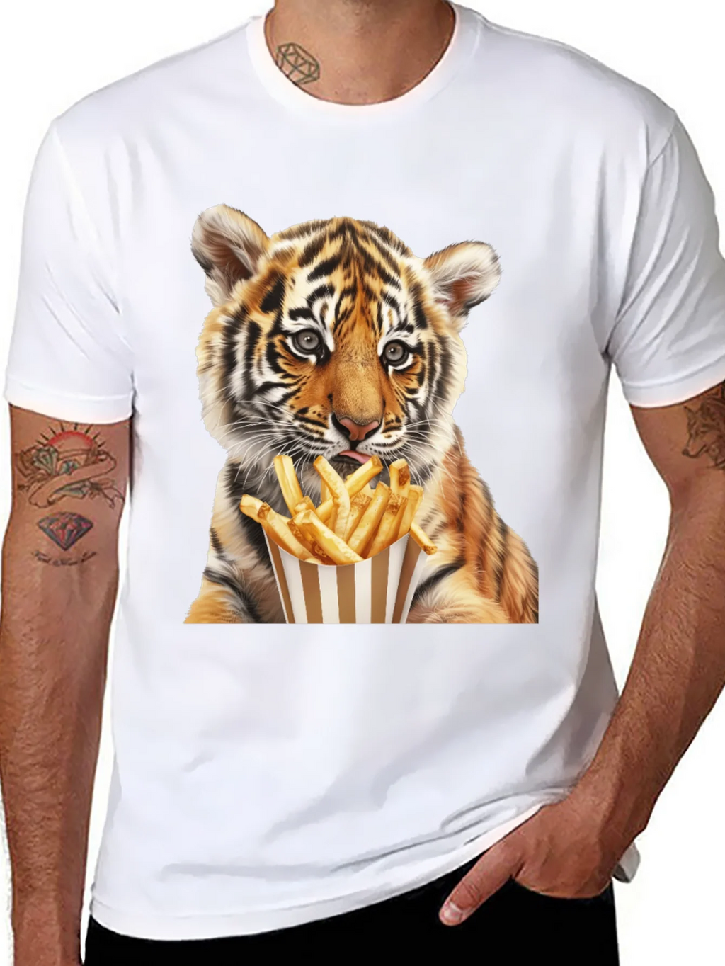Tiger Cub Fries Graphic Tee product image 7