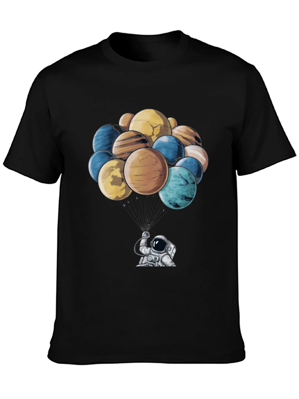 Astronaut & Planet Balloon Graphic T-Shirt product image 3