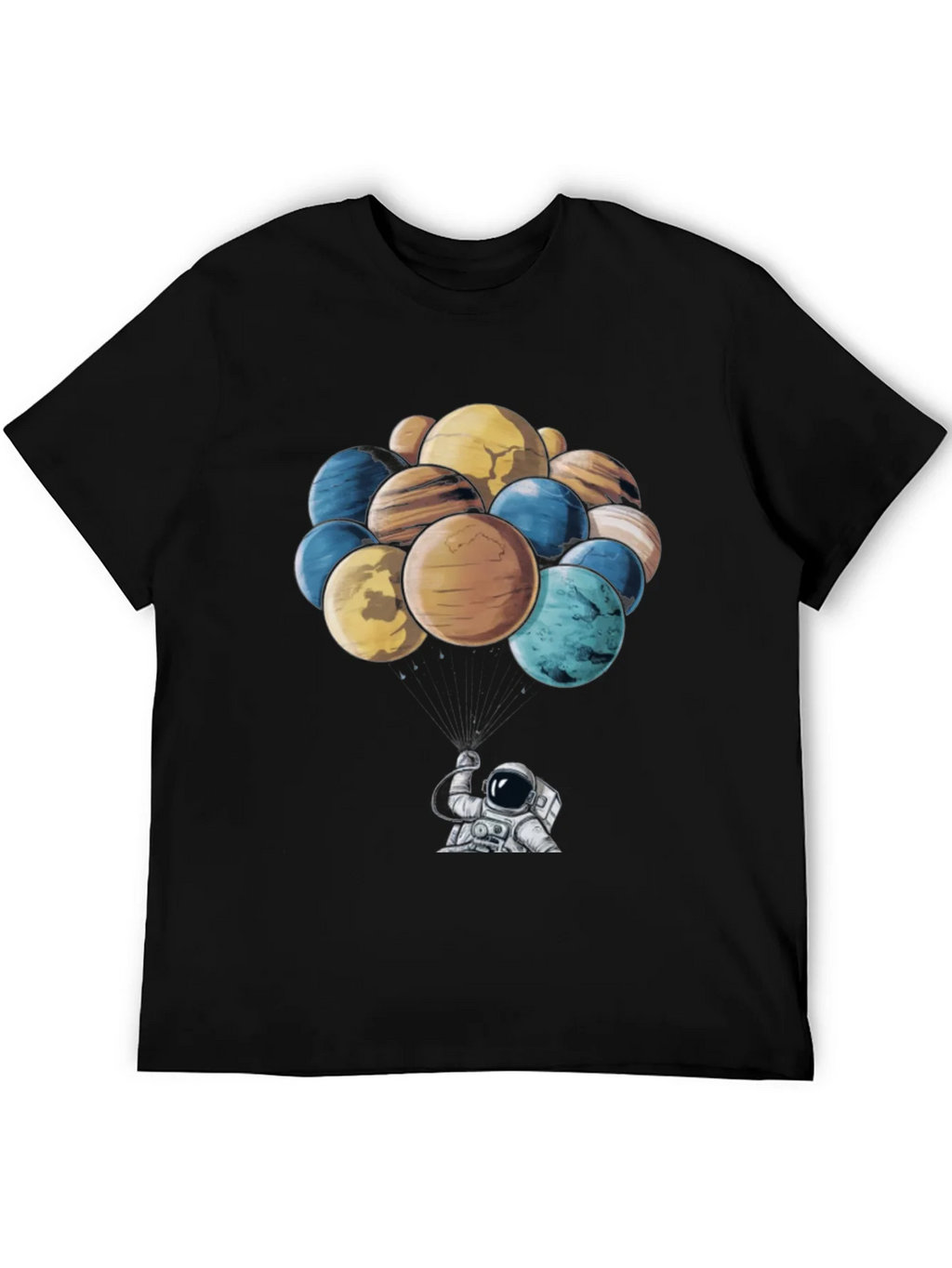 Astronaut & Planet Balloon Graphic T-Shirt product image 5
