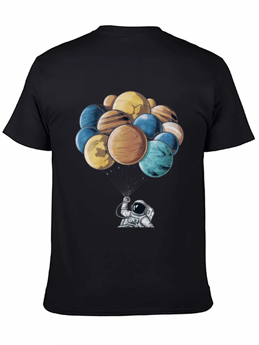 Astronaut & Planet Balloon Graphic T-Shirt product image 4