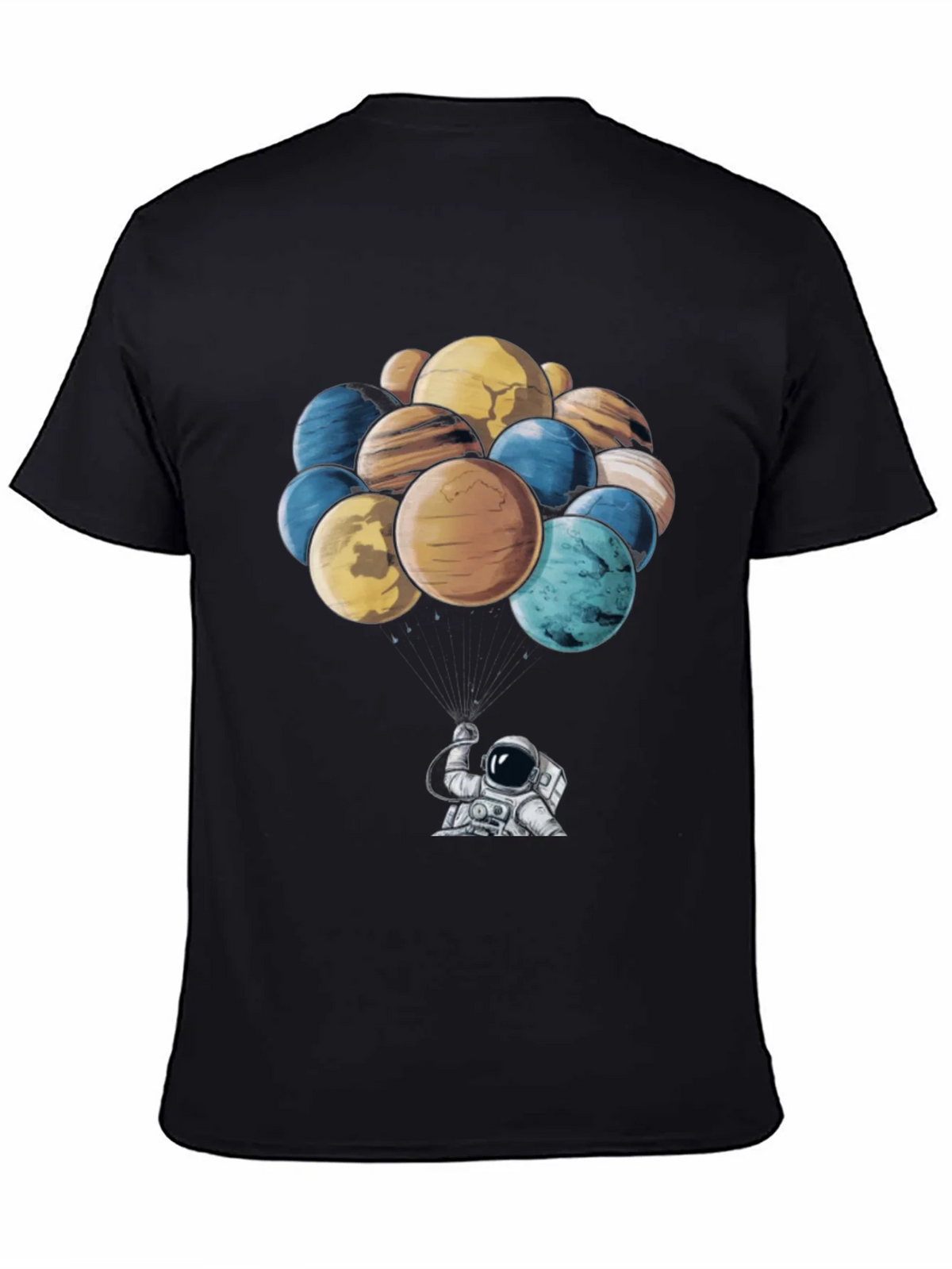 Astronaut & Planet Balloon Graphic T-Shirt product image 4
