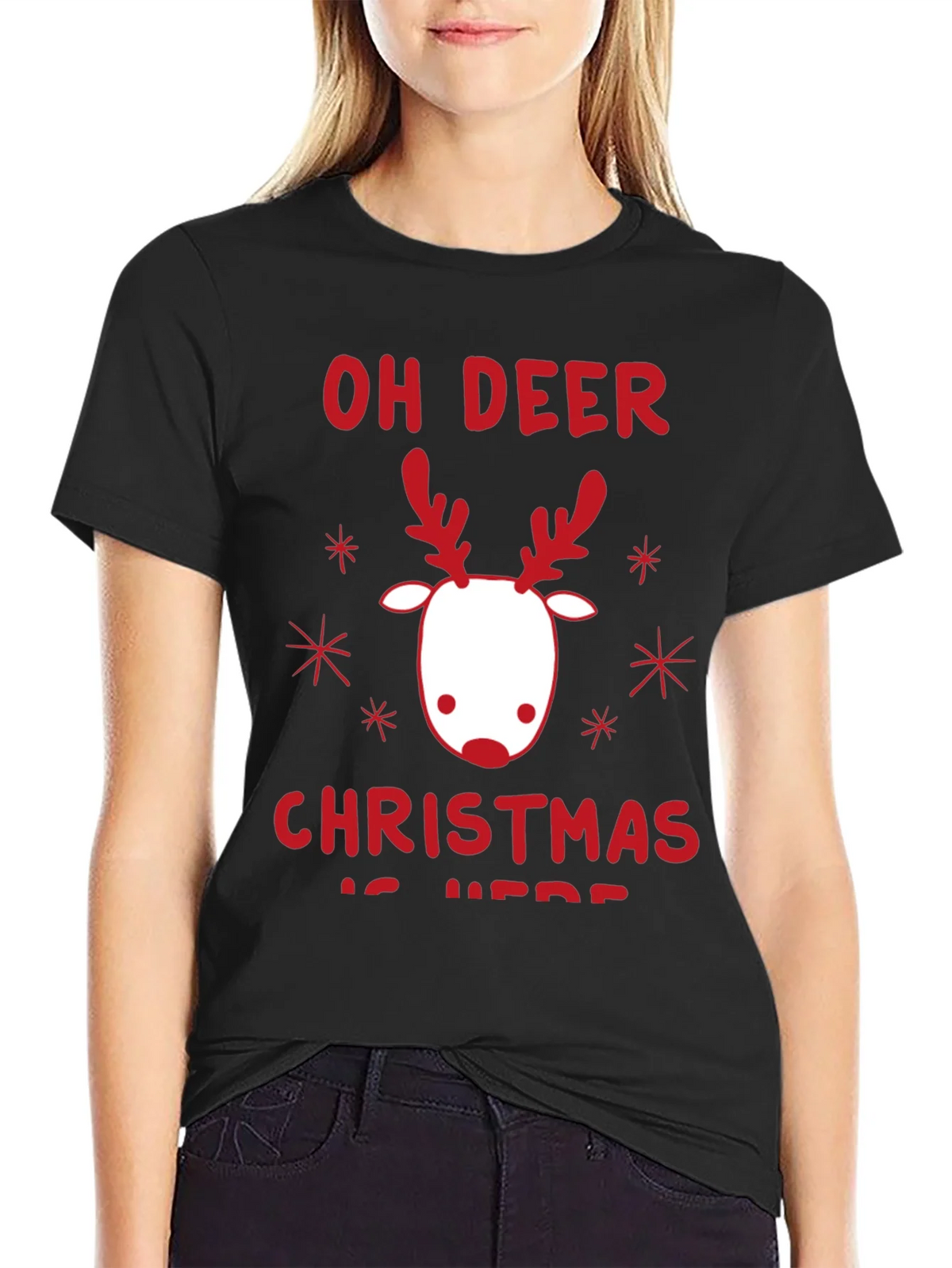 Oh Deer Christmas Shirt - Holiday Festive Tee product image 2