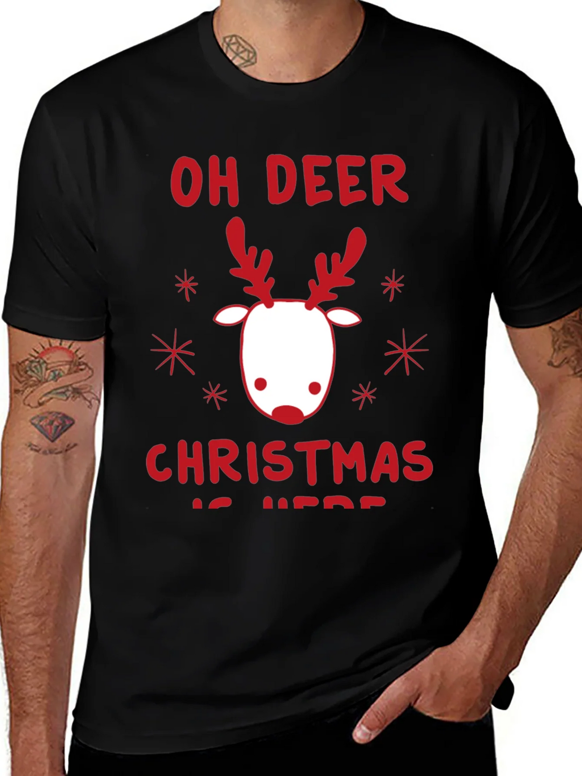 Oh Deer Christmas Shirt - Holiday Festive Tee product image 1