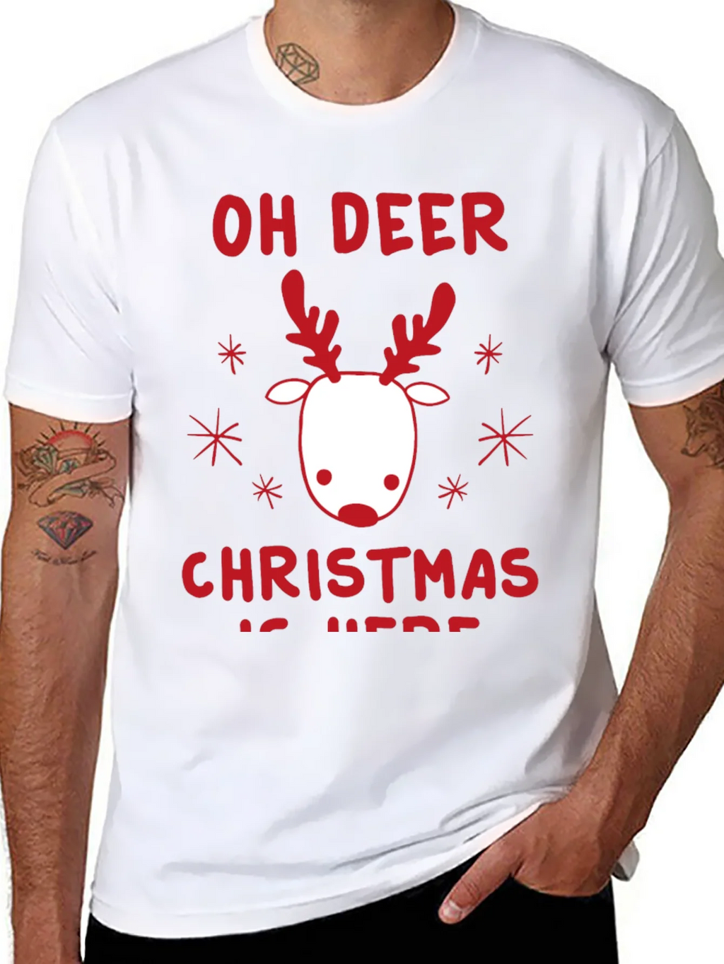 Oh Deer Christmas Shirt - Holiday Festive Tee product image 7