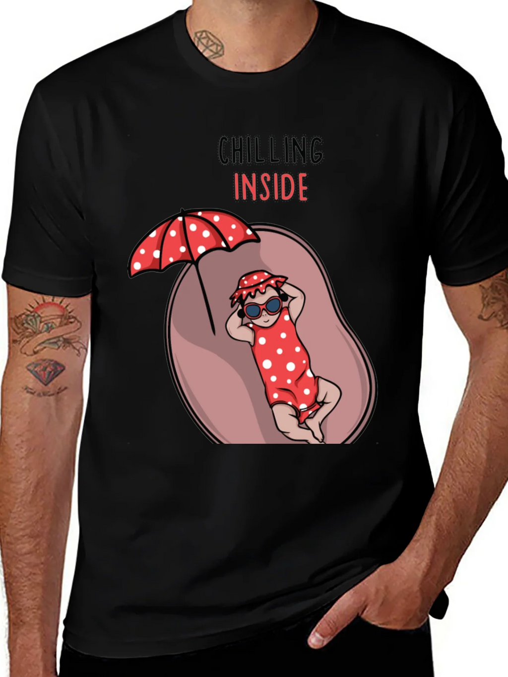 Chilling Inside Pregnancy T-Shirt product image 1