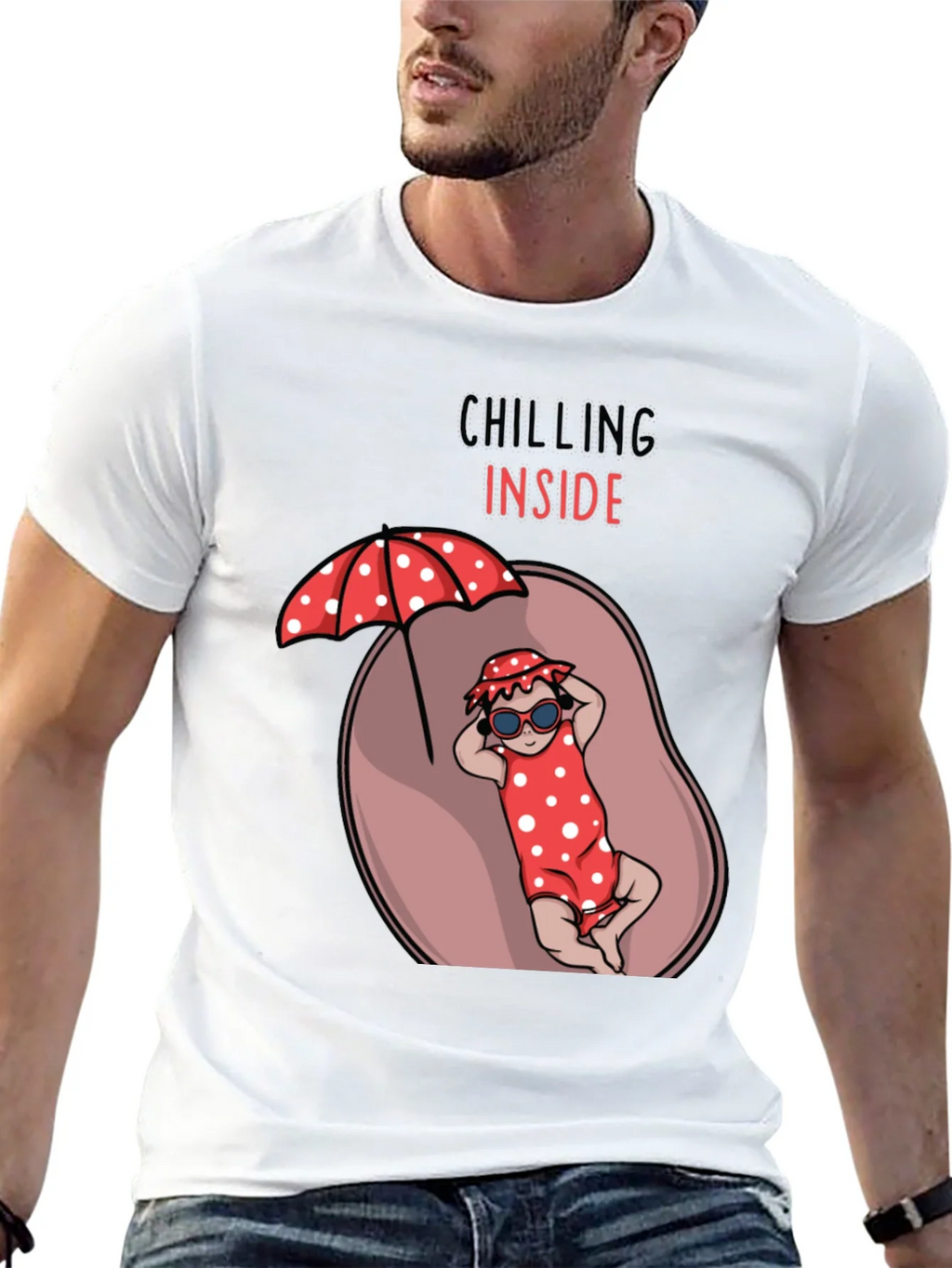 Chilling Inside Pregnancy T-Shirt product image 12