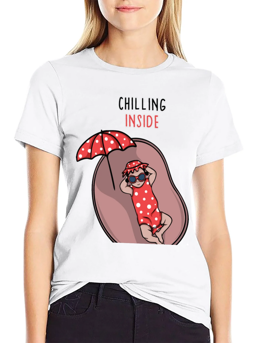 Chilling Inside Pregnancy T-Shirt product image 8