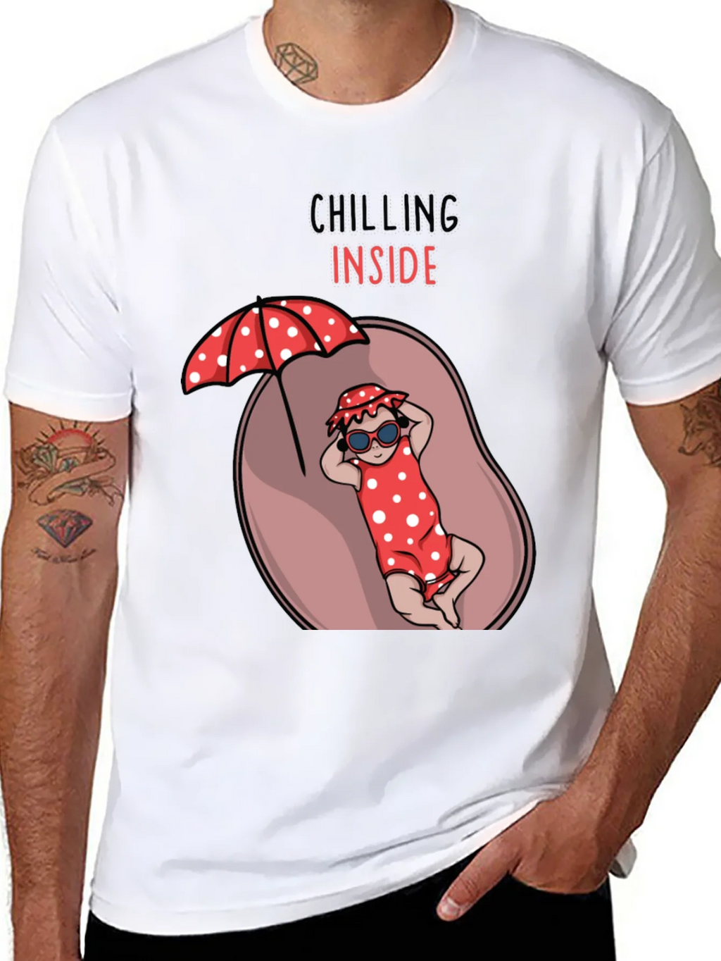 Chilling Inside Pregnancy T-Shirt product image 7