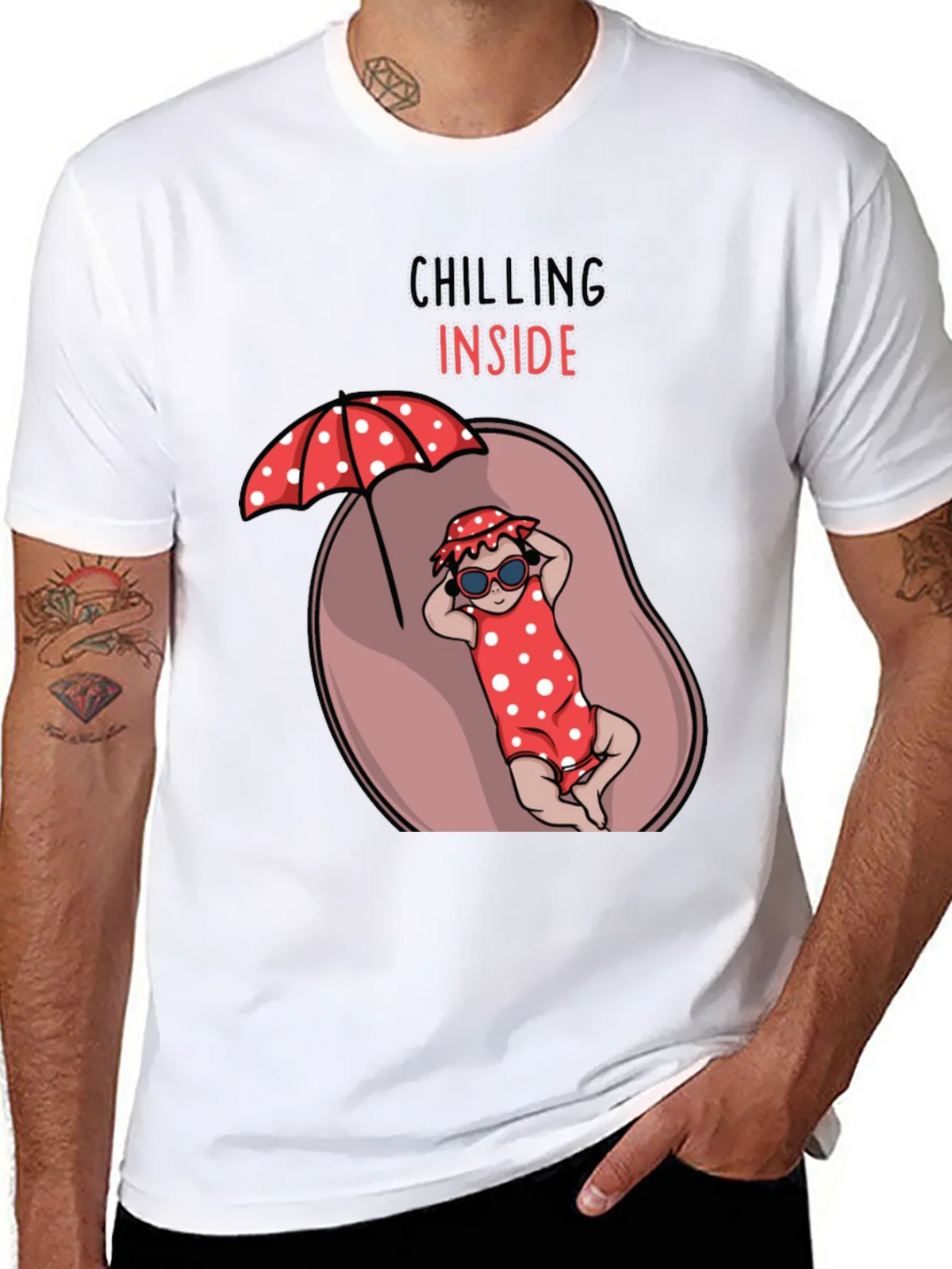 Chilling Inside Pregnancy T-Shirt product image 7
