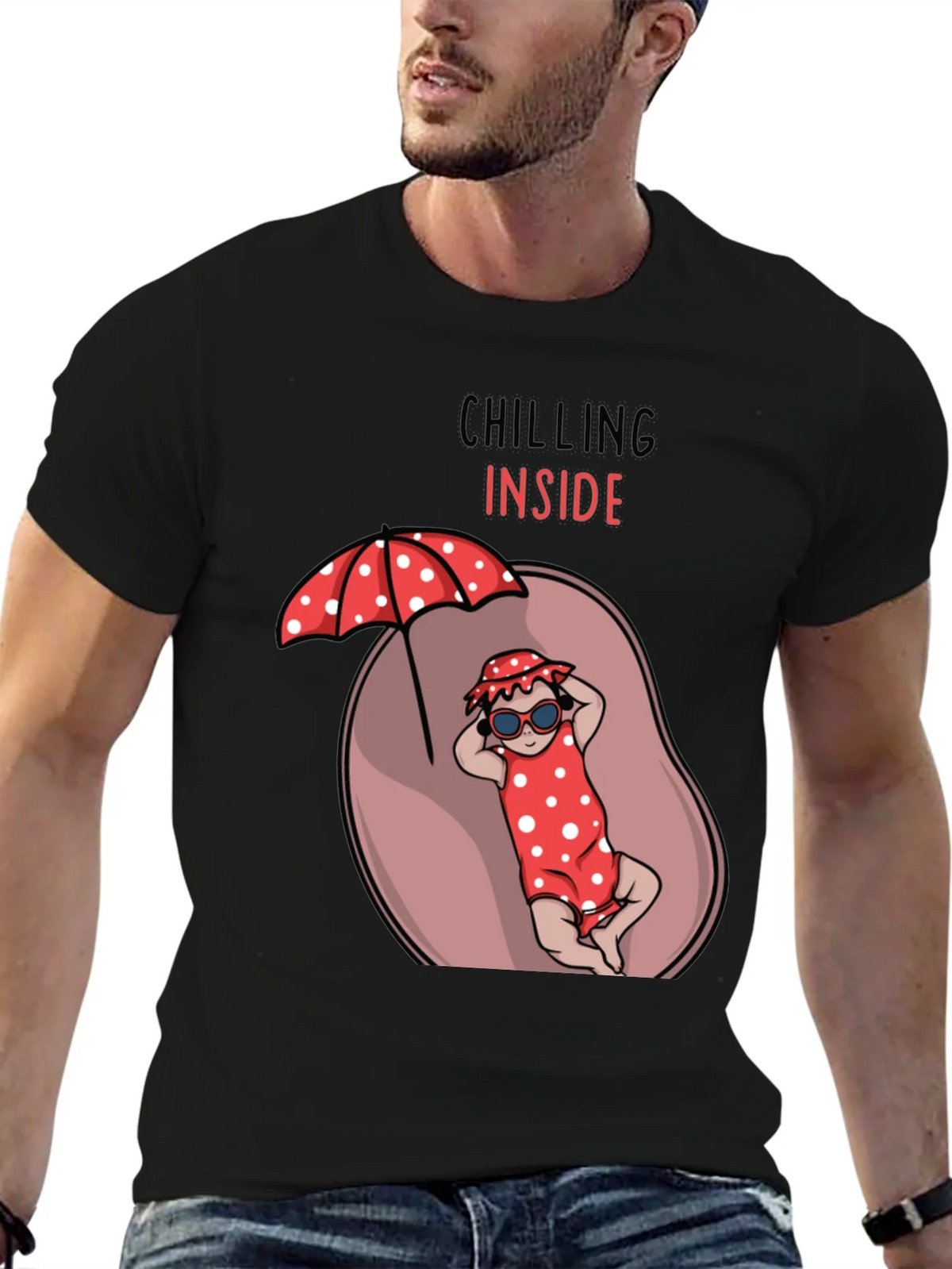 Chilling Inside Pregnancy T-Shirt product image 6