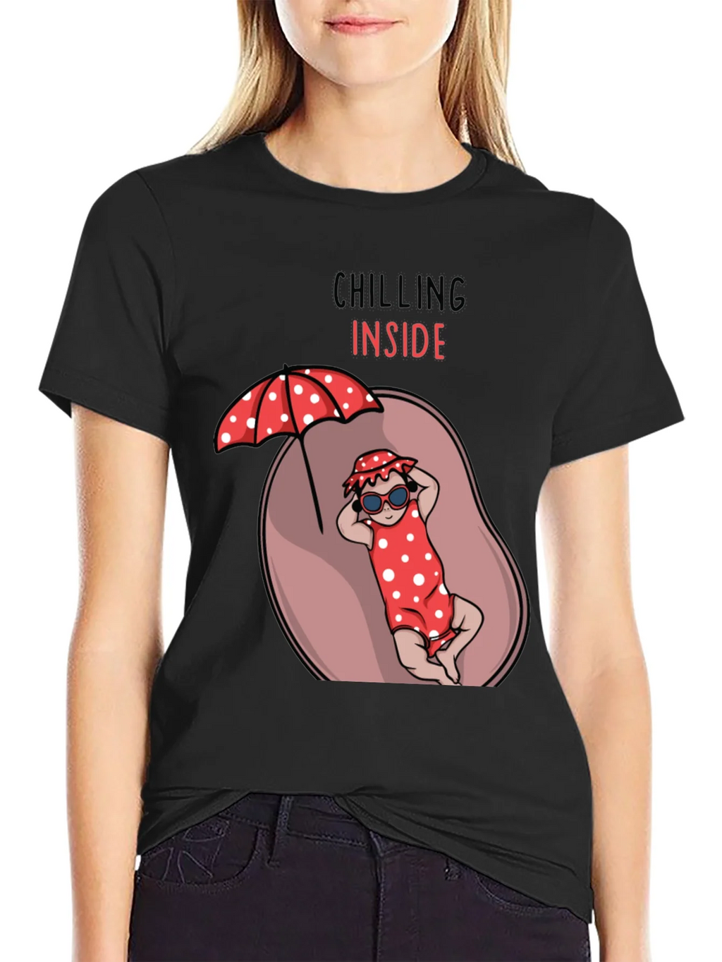 Chilling Inside Pregnancy T-Shirt product image 2