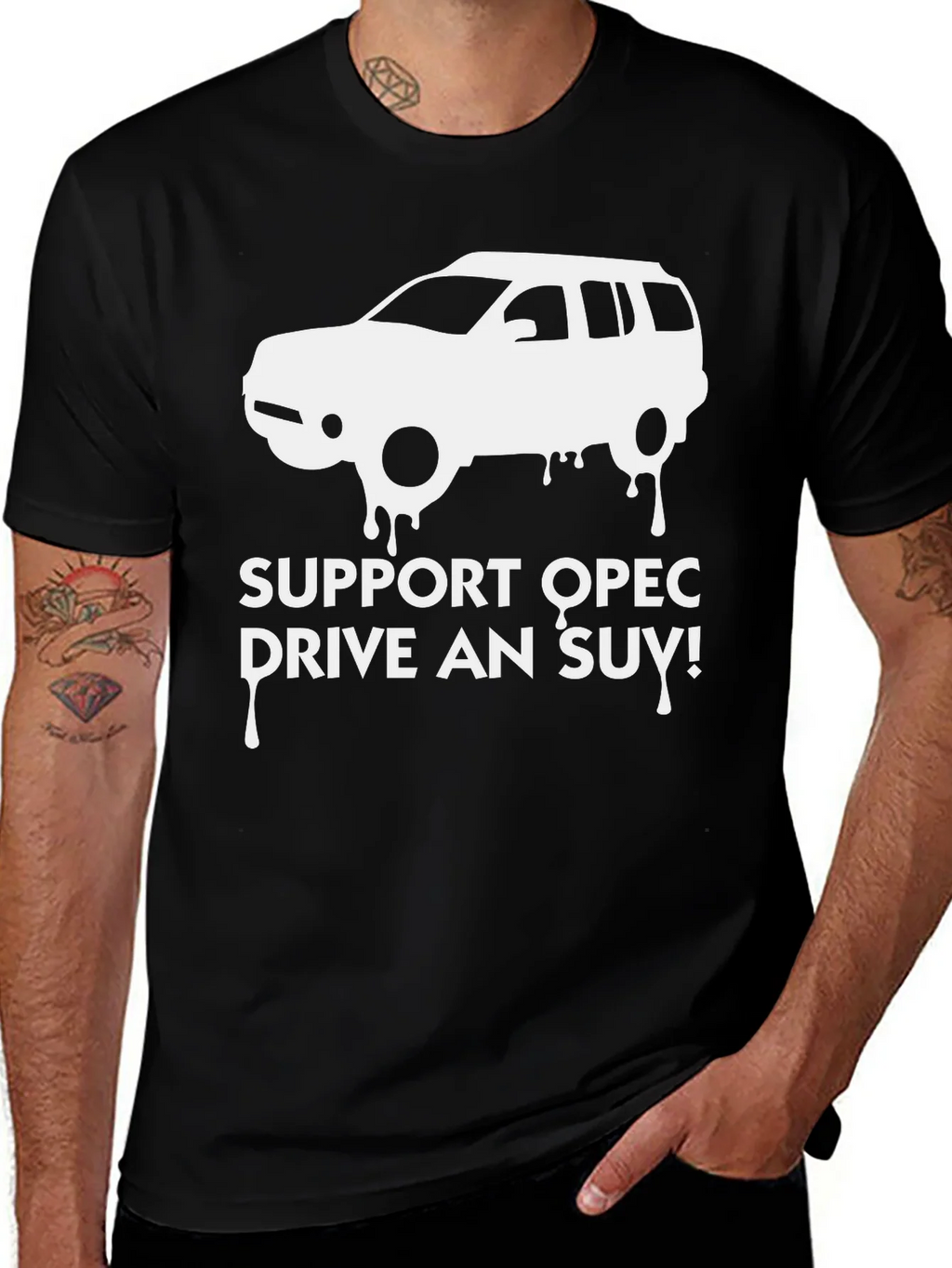 Support OPEC Drive An SUV Graphic Tee product image 1