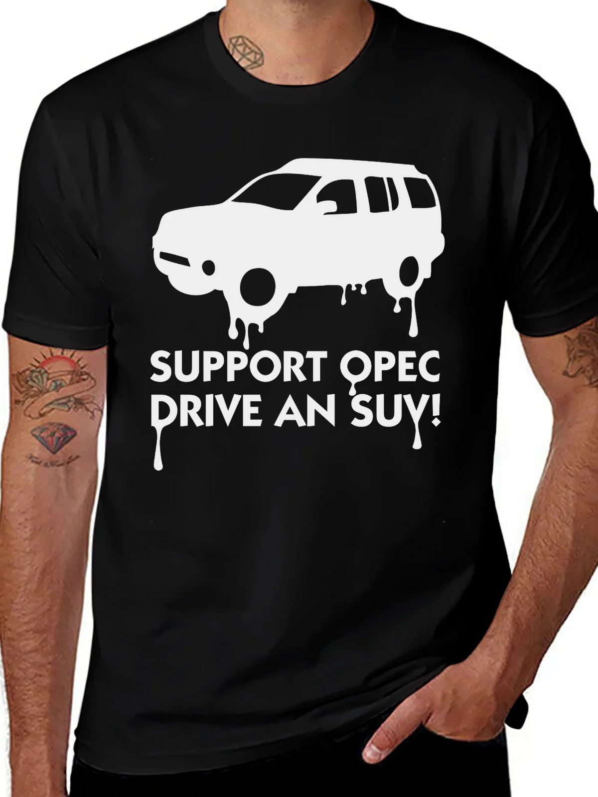 Support OPEC Drive An SUV Graphic Tee product image 1