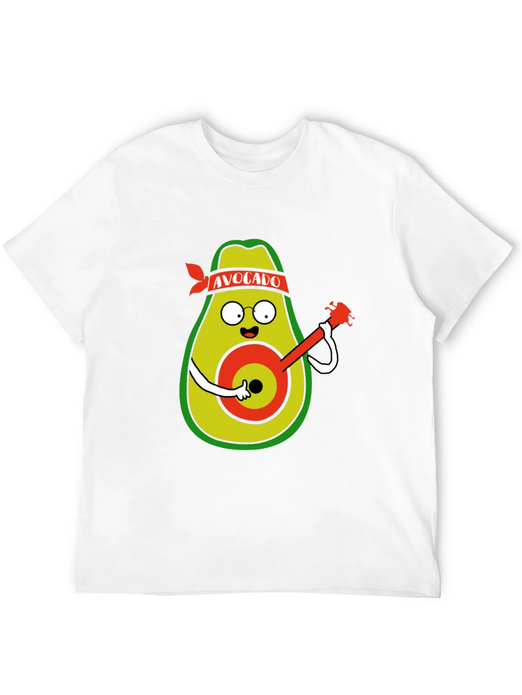 Avocado Guitarist Black T-Shirt product image 11