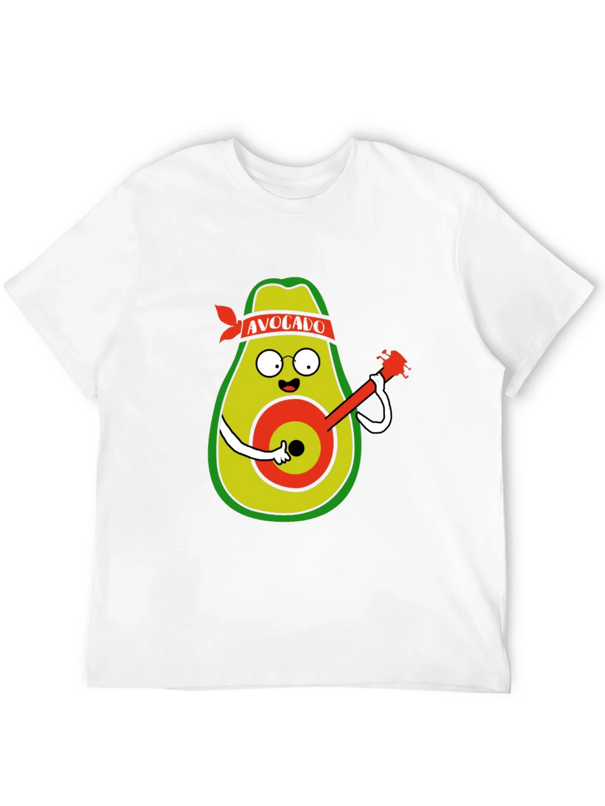 Avocado Guitarist Black T-Shirt product image 11