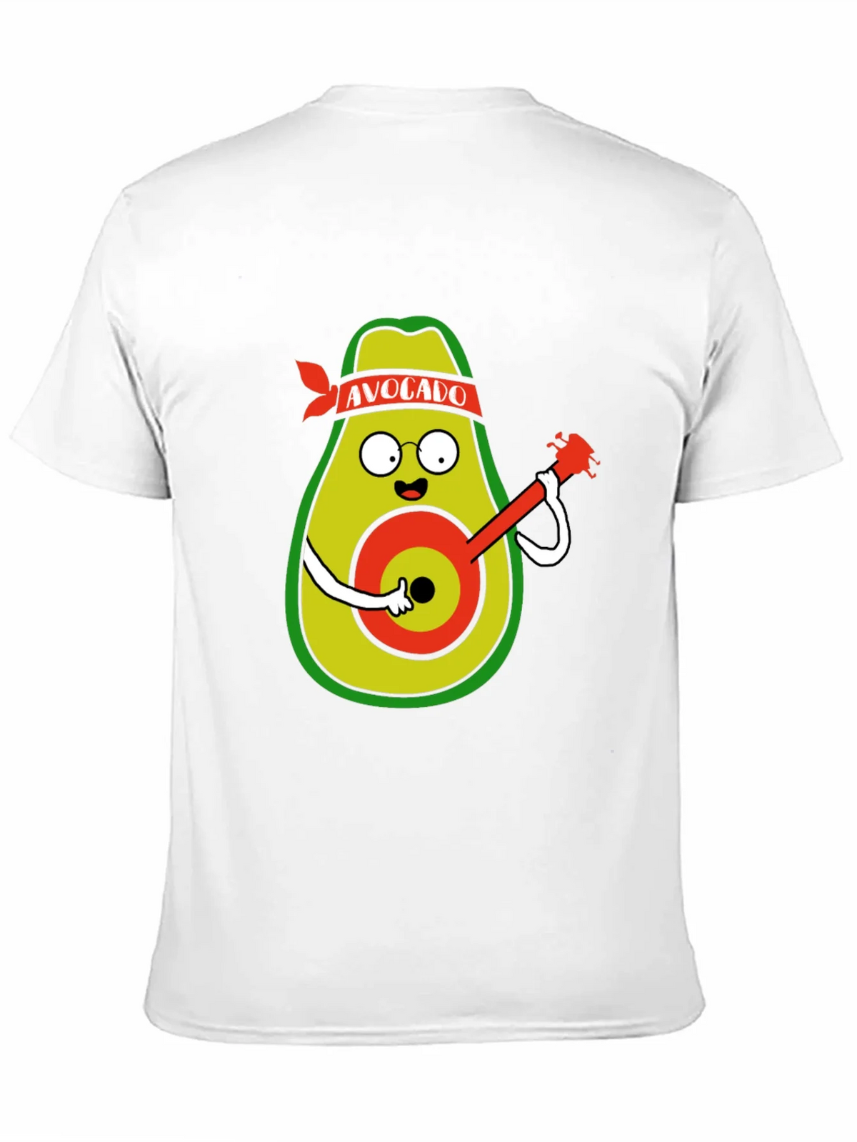 Avocado Guitarist Black T-Shirt product image 10
