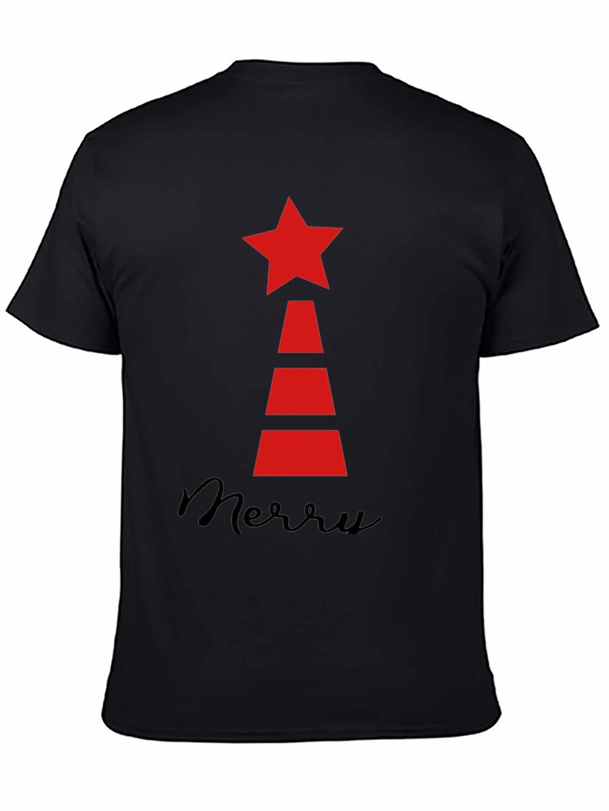 Festive Holiday Star Tree T-Shirt product image 4