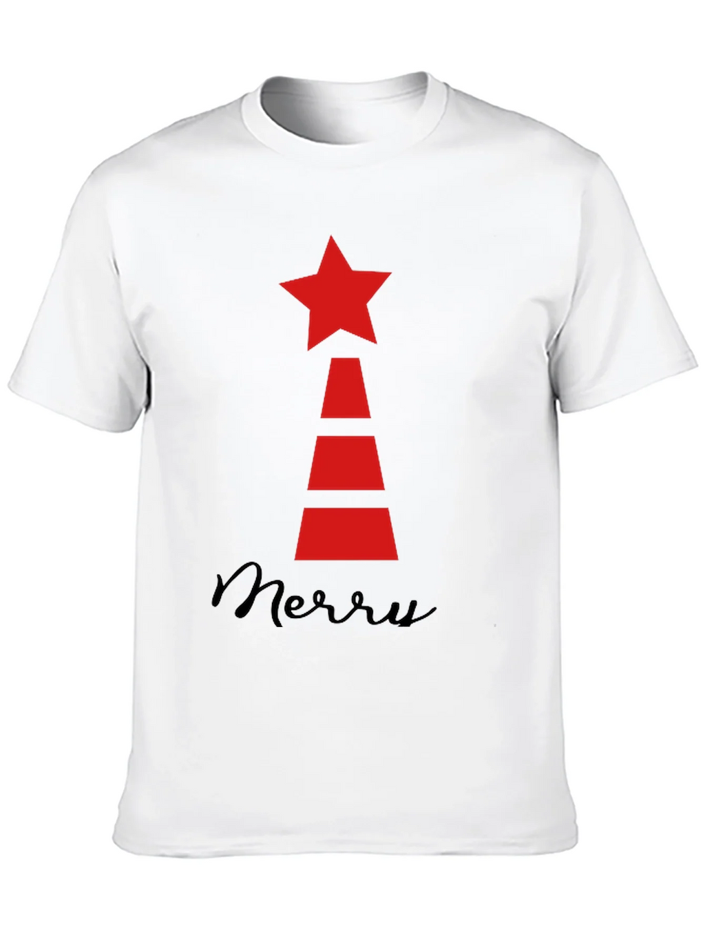 Festive Holiday Star Tree T-Shirt product image 9