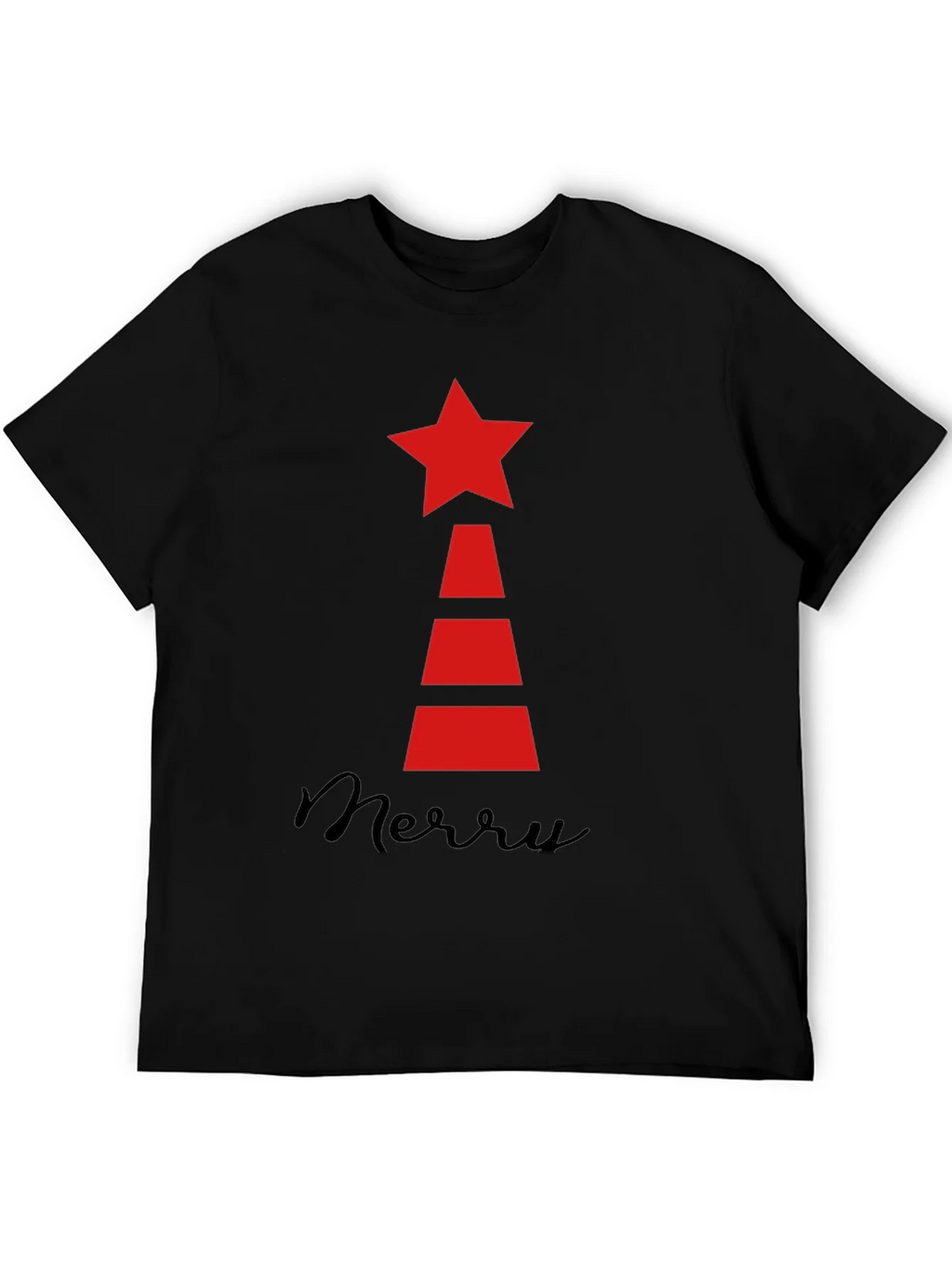 Festive Holiday Star Tree T-Shirt product image 5