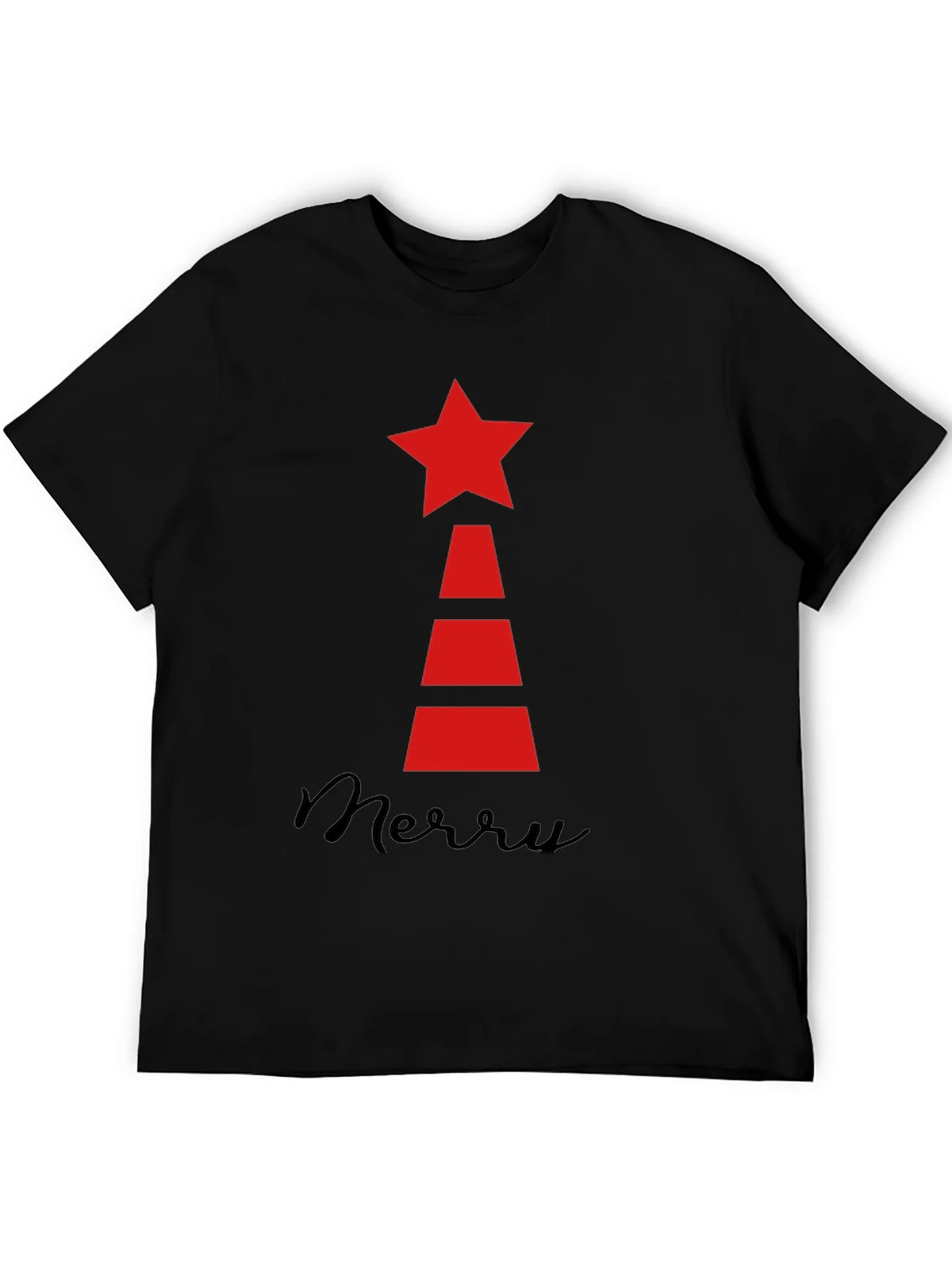 Festive Holiday Star Tree T-Shirt product image 5