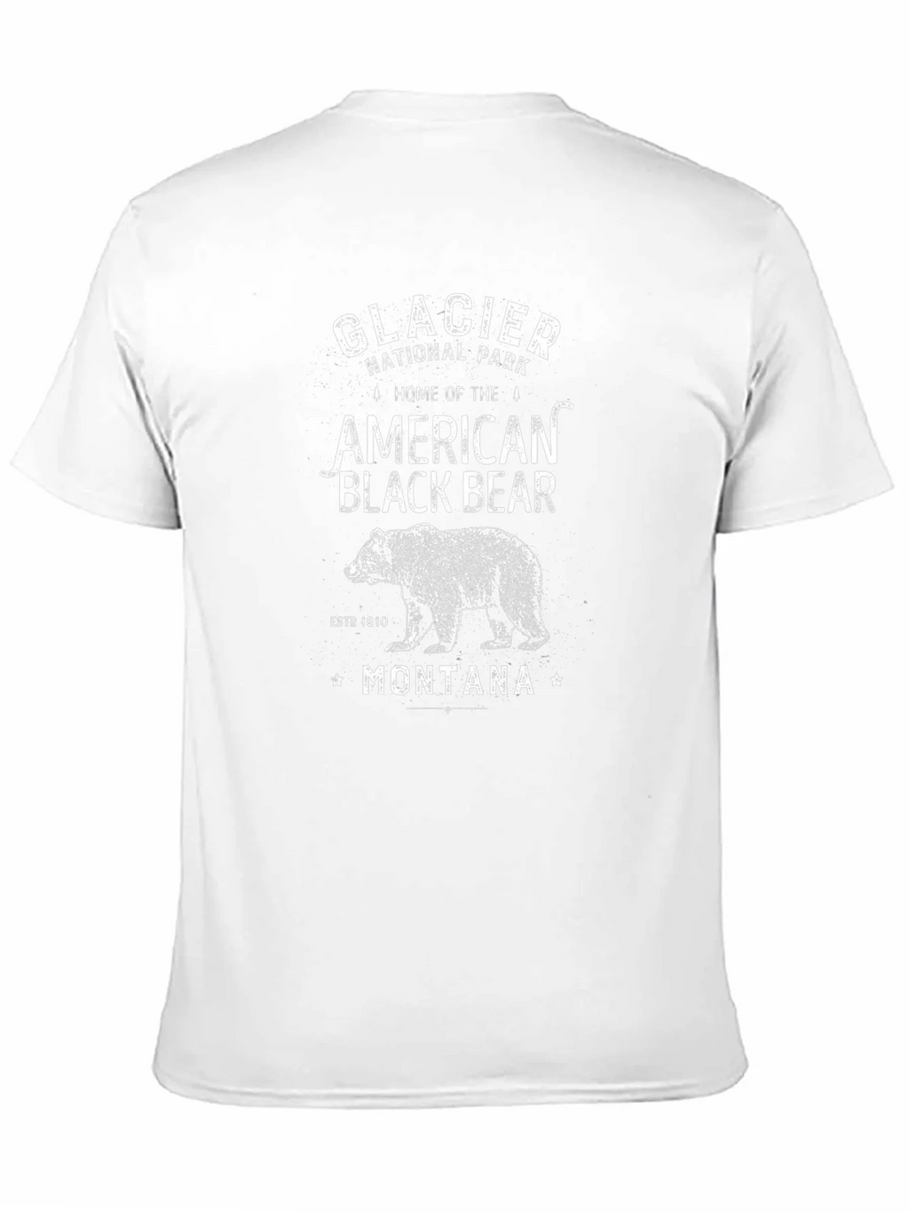 Glacier National Park Black Bear T-Shirt product image 10