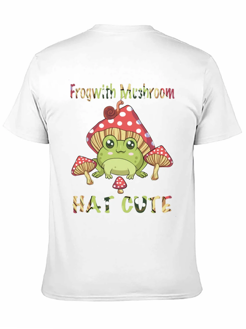 Frog with Mushroom Hat Graphic Tee