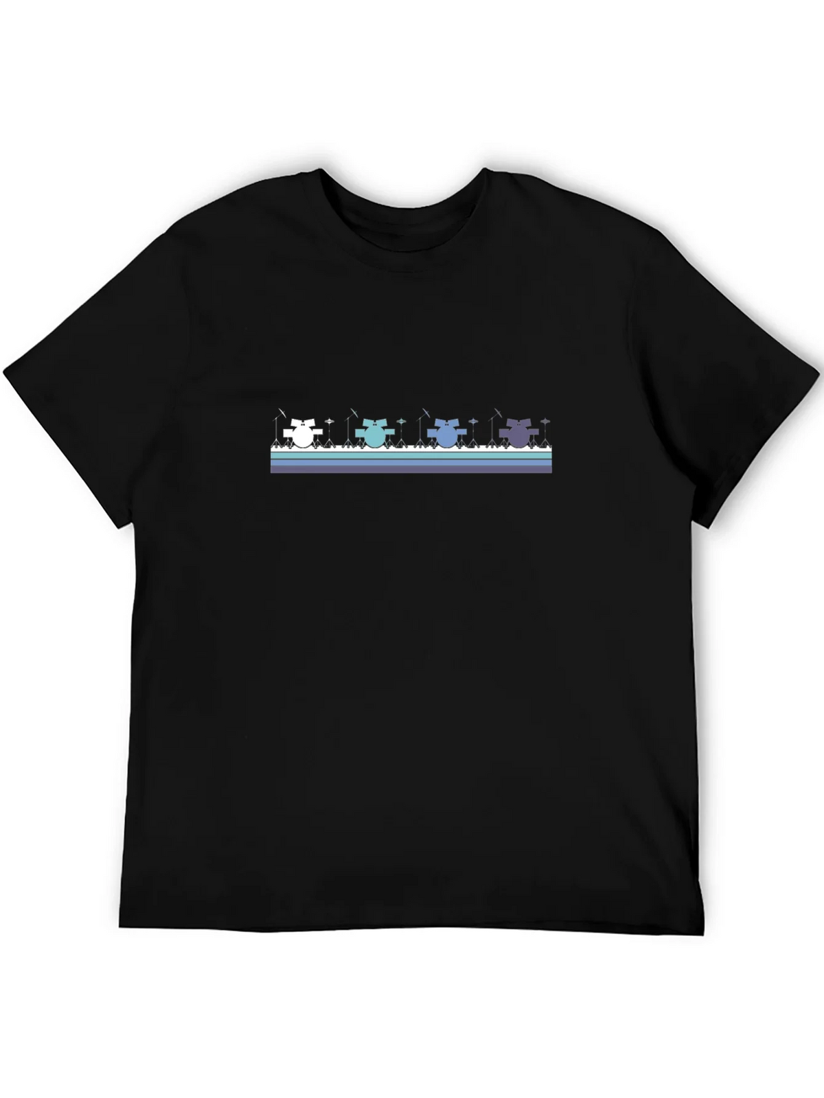 Fishing Cats Graphic Tee - Cool Black T-Shirt product image 5