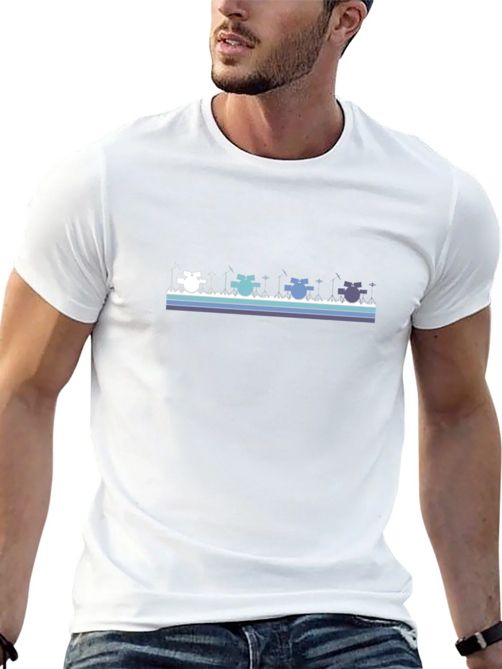 Fishing Cats Graphic Tee - Cool Black T-Shirt product image 12