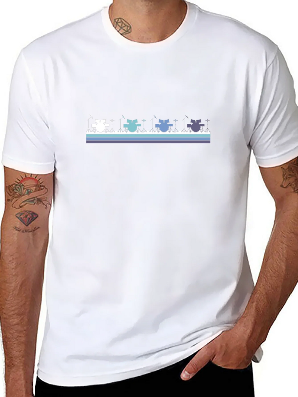 Fishing Cats Graphic Tee - Cool Black T-Shirt product image 7