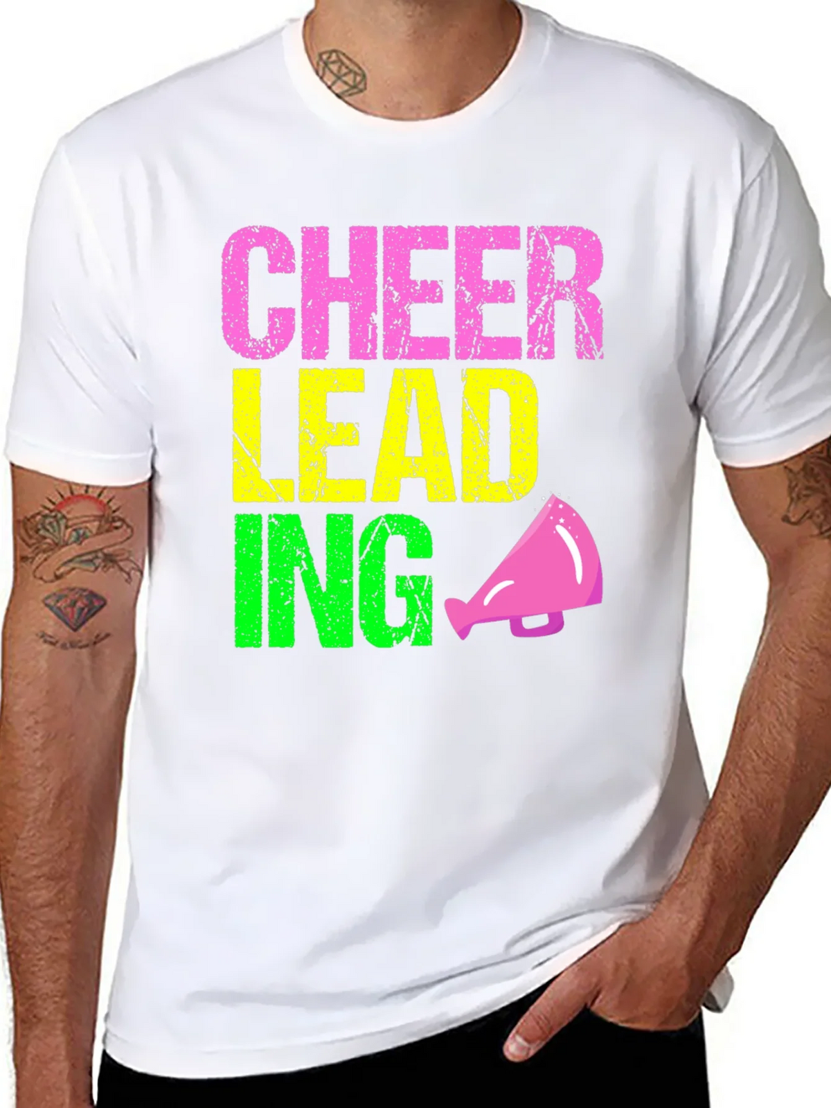 Cheerleading Graphic Tee - Black product image 7