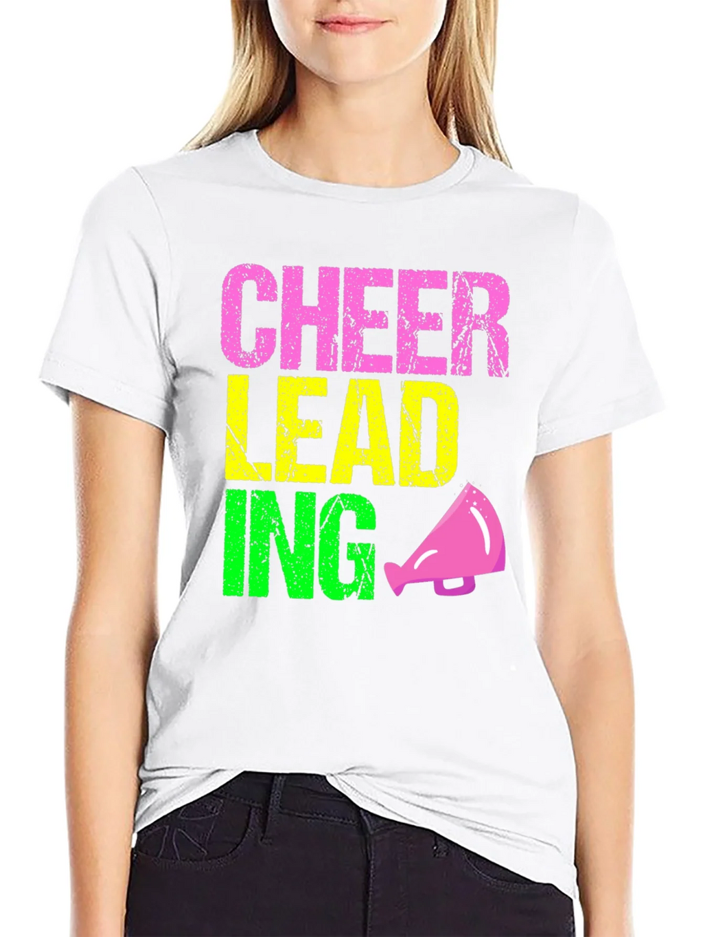 Cheerleading Graphic Tee - Black product image 8