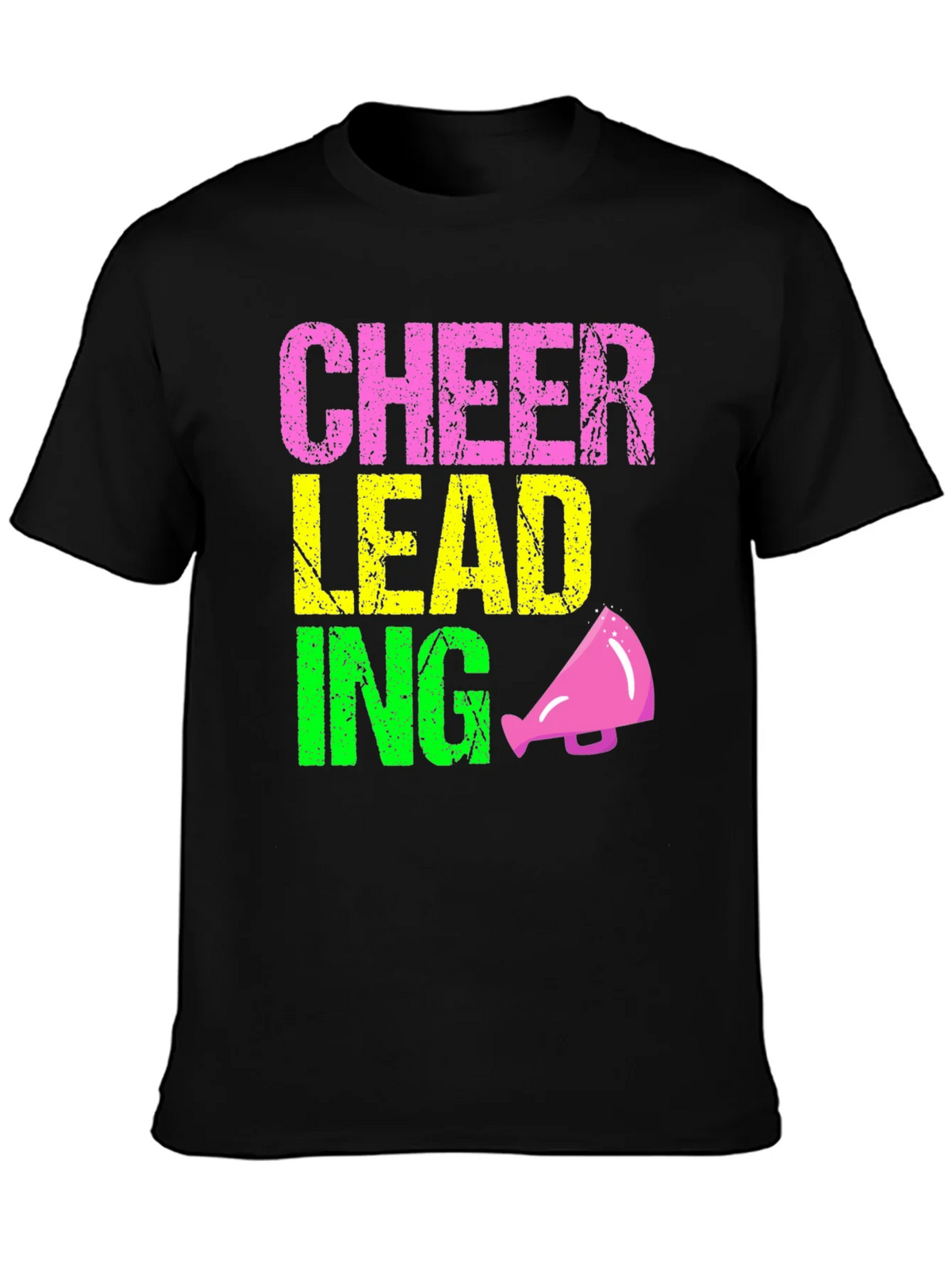 Cheerleading Graphic Tee - Black product image 3
