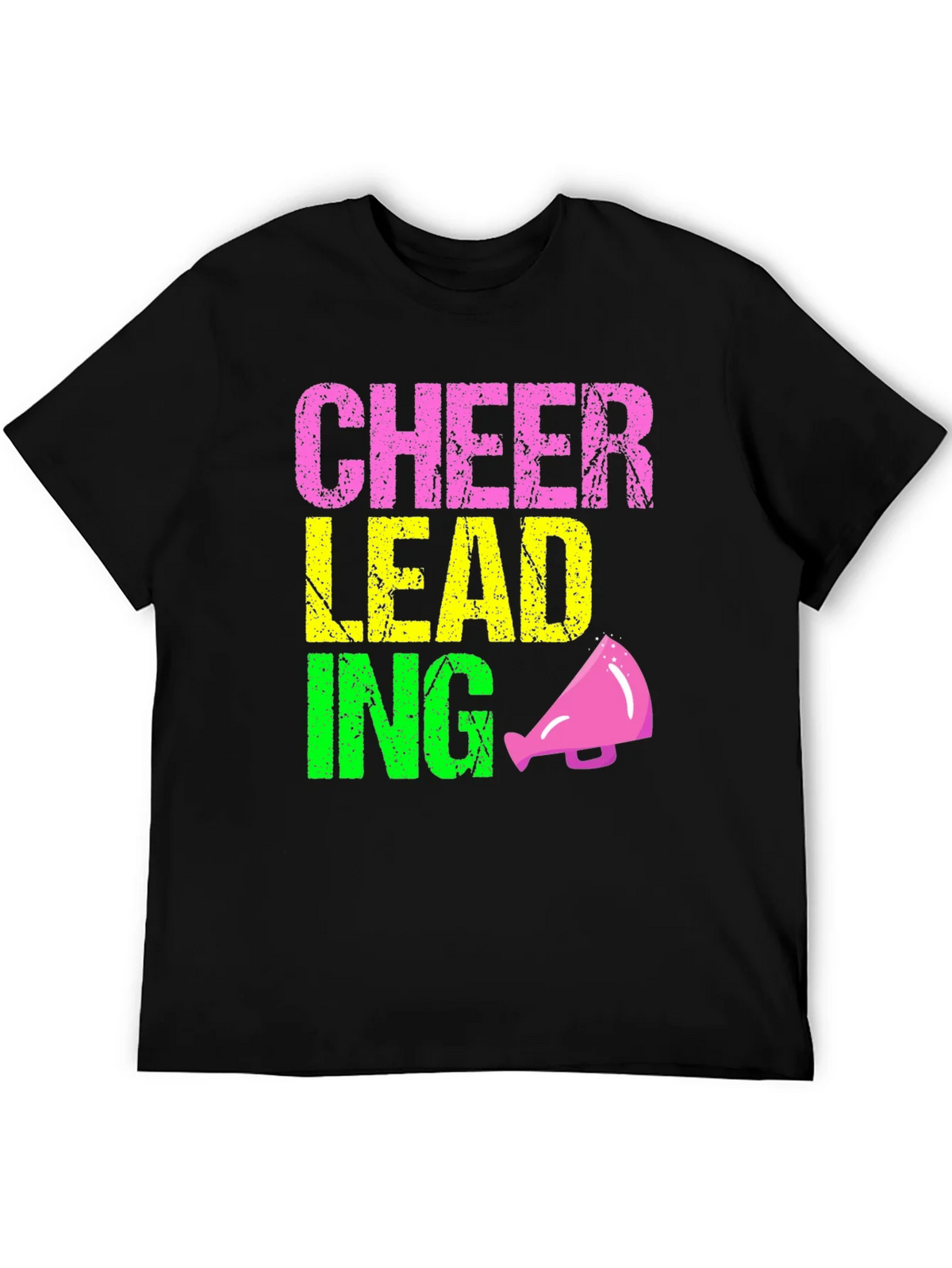 Cheerleading Graphic Tee - Black product image 5