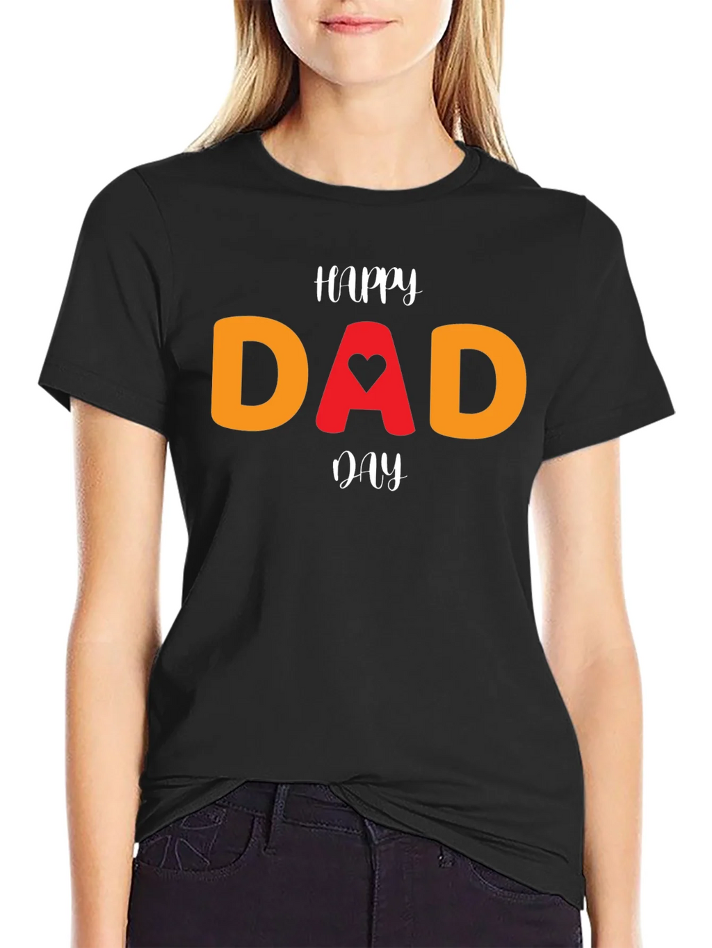 Happy Dad Day T-Shirt - Heart Design product image 2