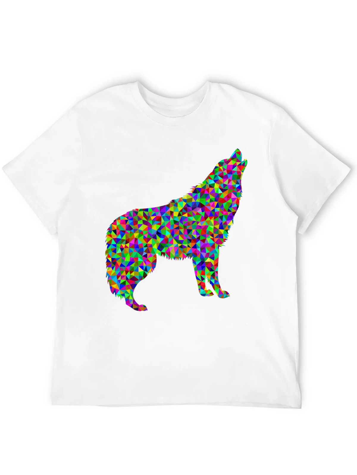 Abstract Wolf Graphic Tee - Modern Geometric Design product image 11
