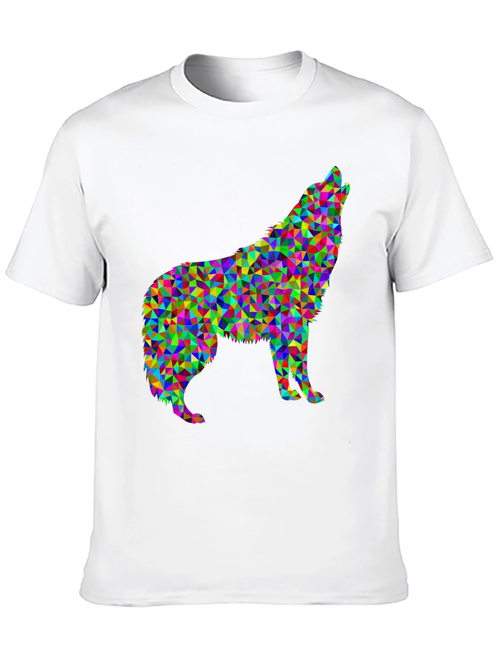 Abstract Wolf Graphic Tee - Modern Geometric Design product image 9