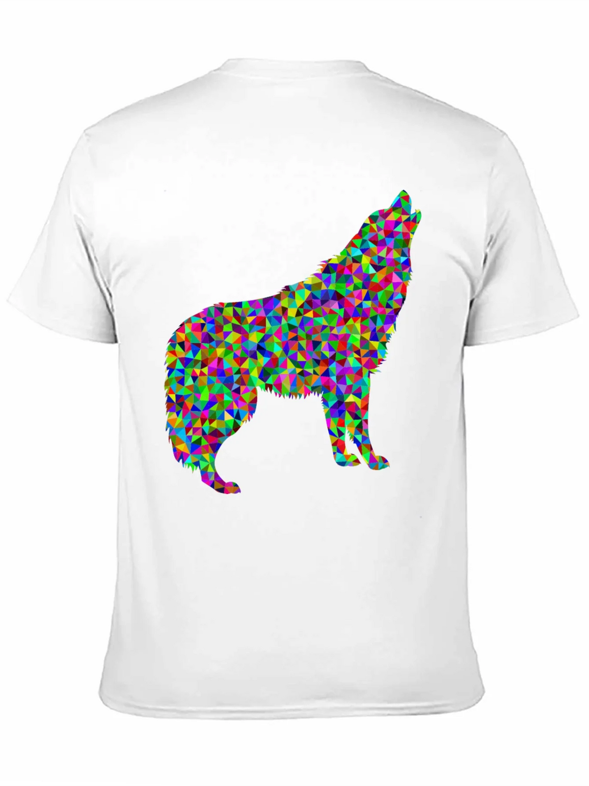 Abstract Wolf Graphic Tee - Modern Geometric Design product image 10